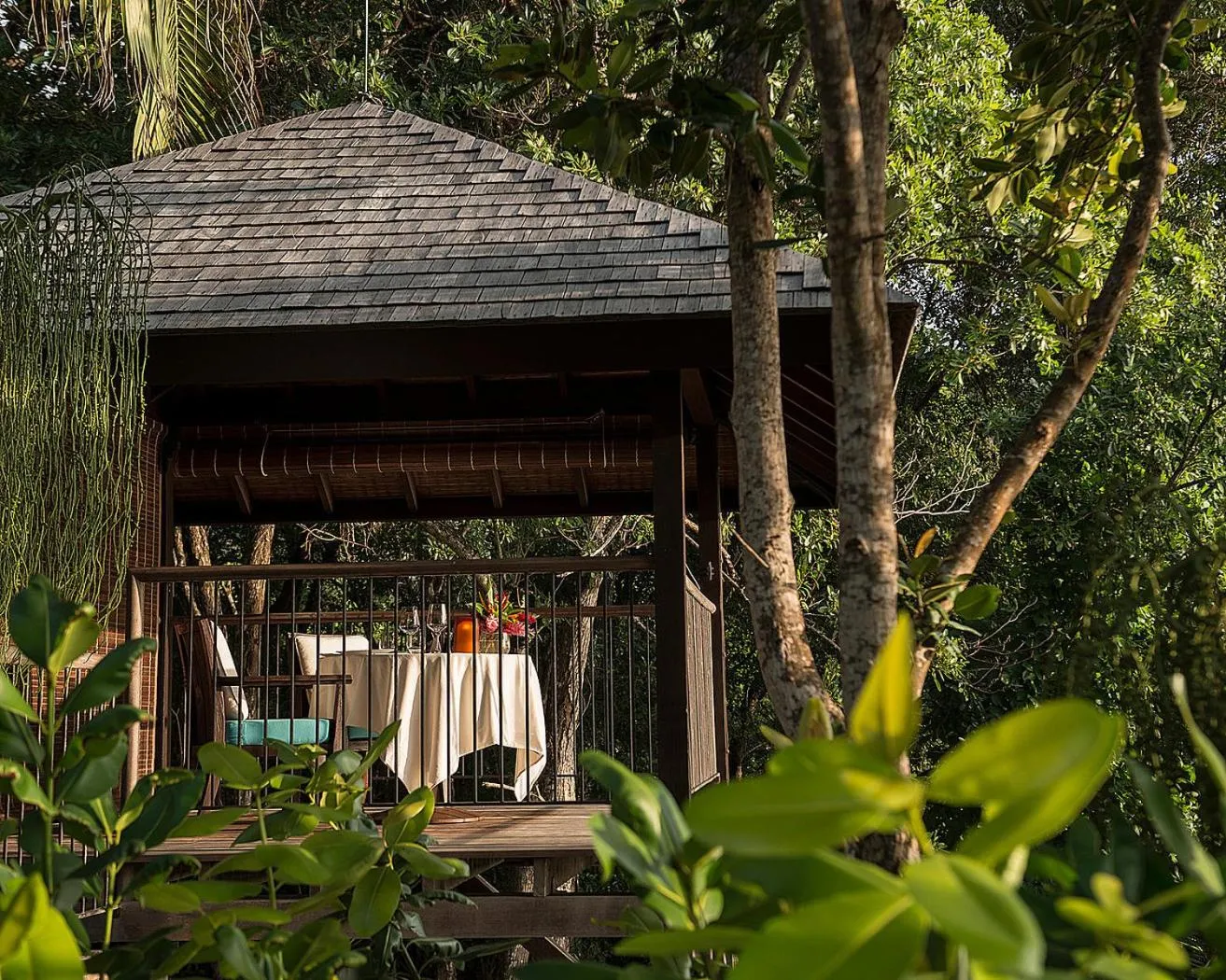 Patio in Four Seasons Resort Seychelles