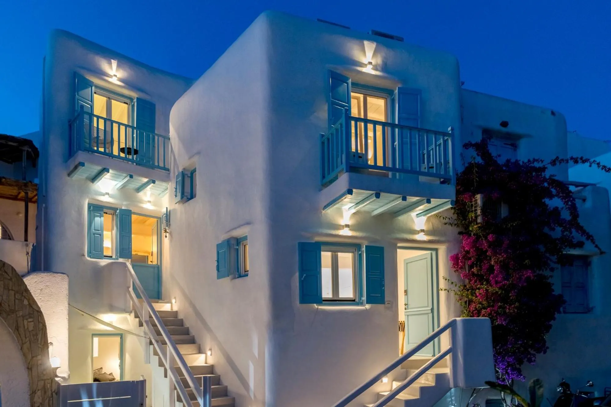 Property building in Mykonian Mews Luxury Suites