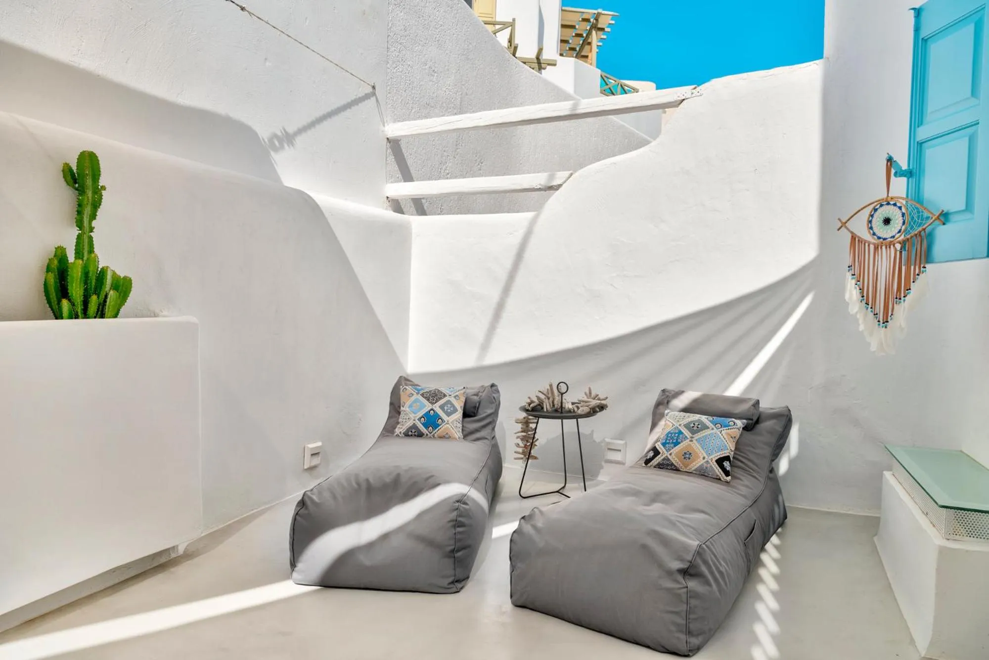 Balcony/Terrace in Mykonian Mews Luxury Suites