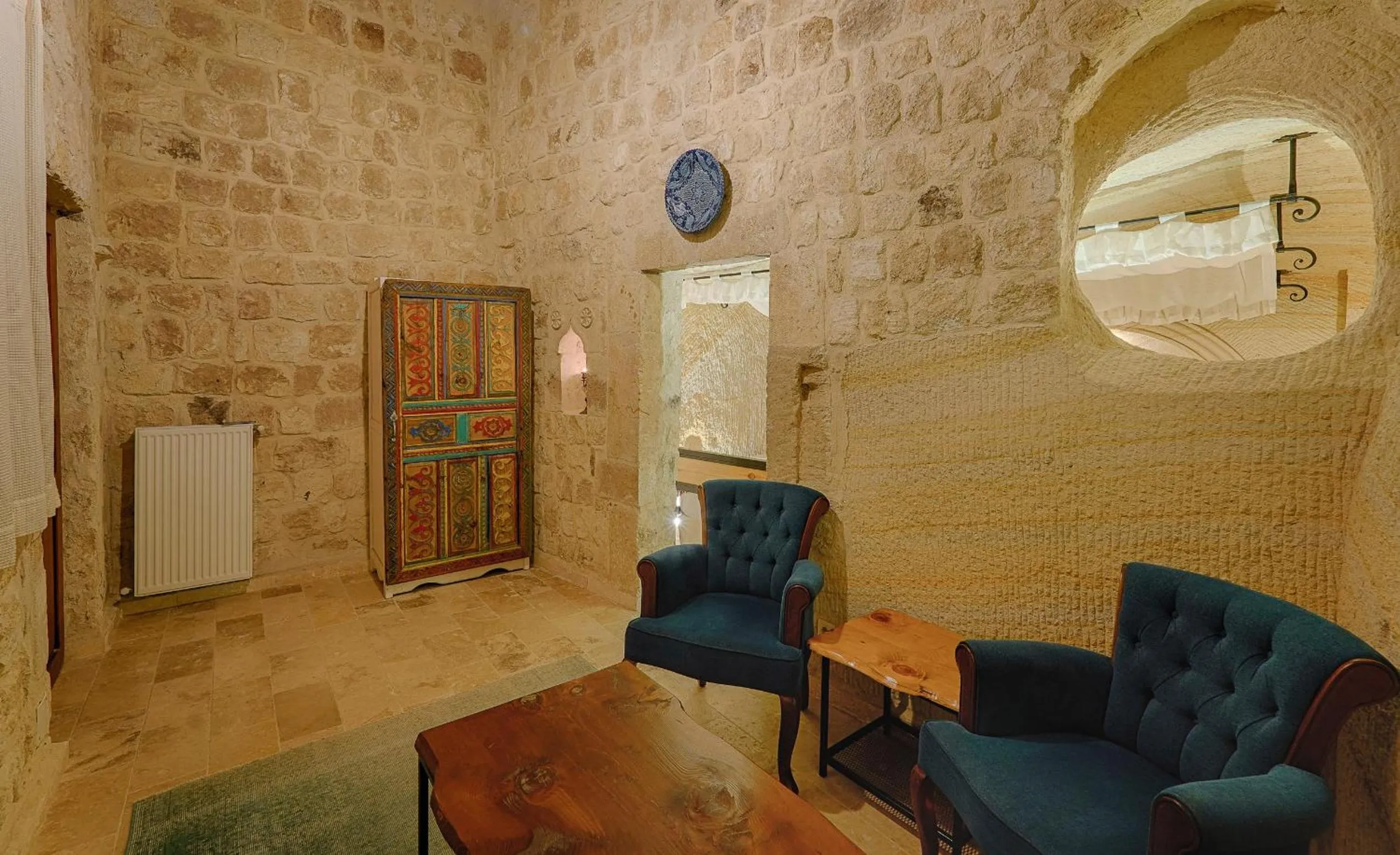 Living room in Taru Cave Suites