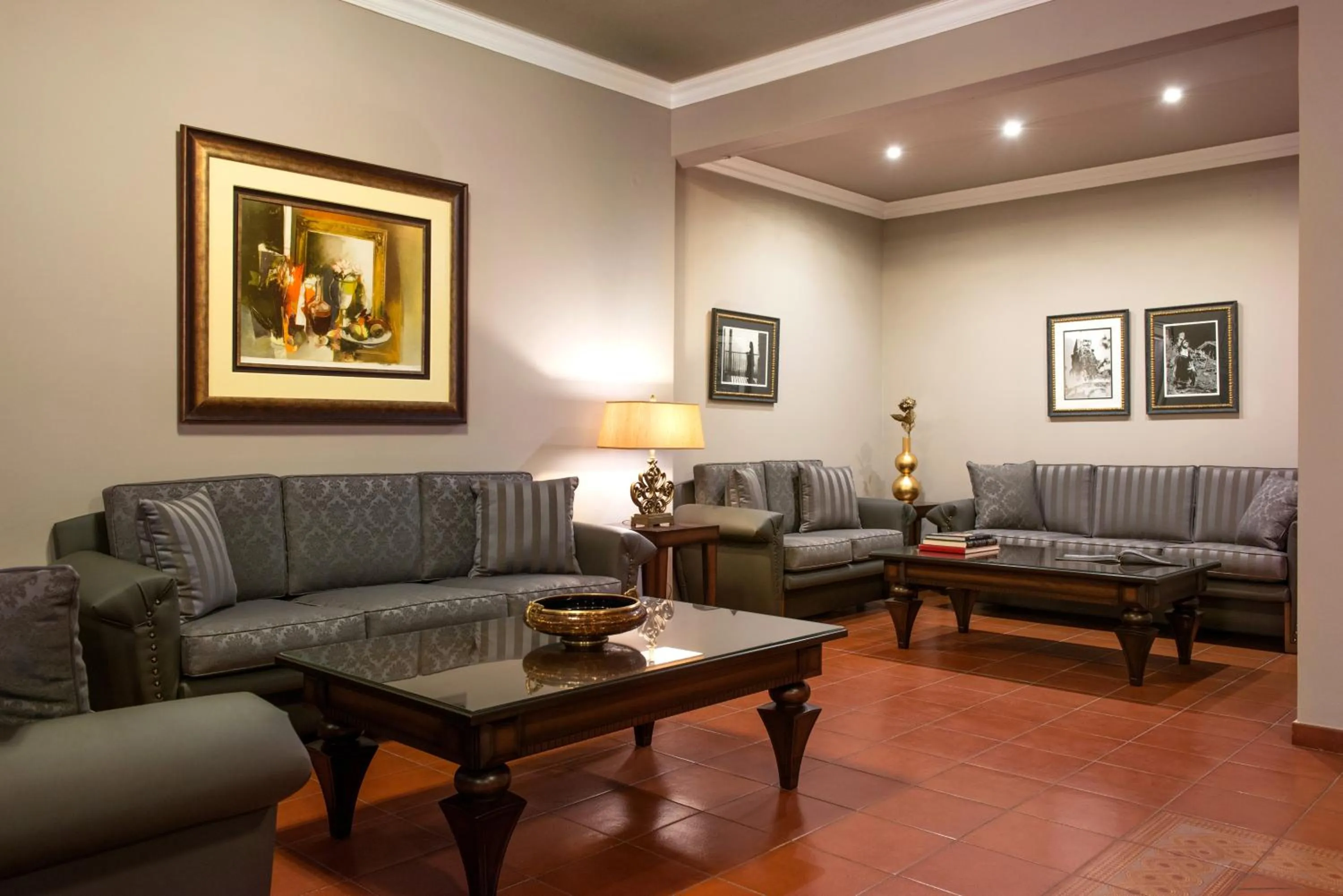 Lobby or reception in Hotel Kastraki