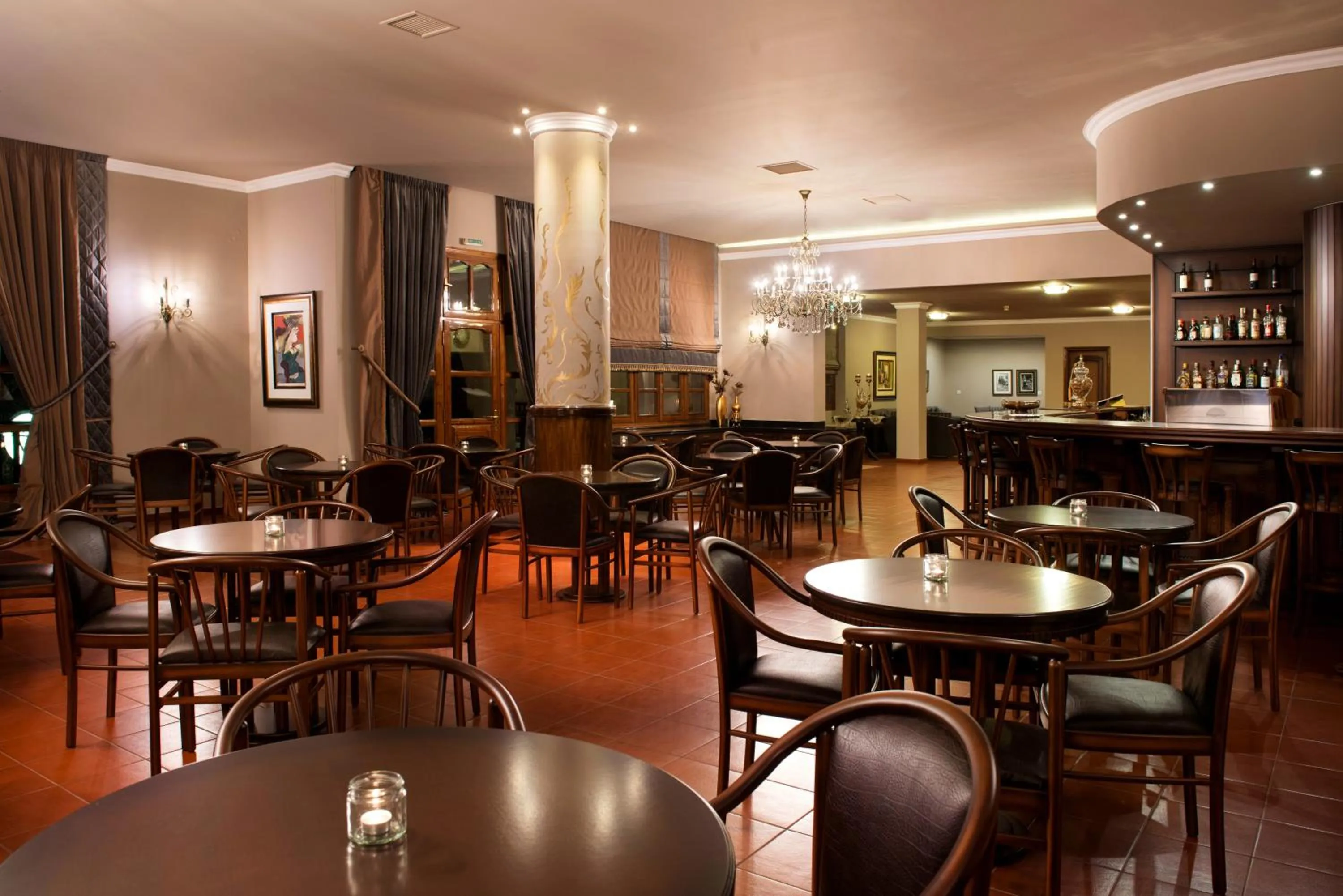 Lounge or bar in Hotel Kastraki