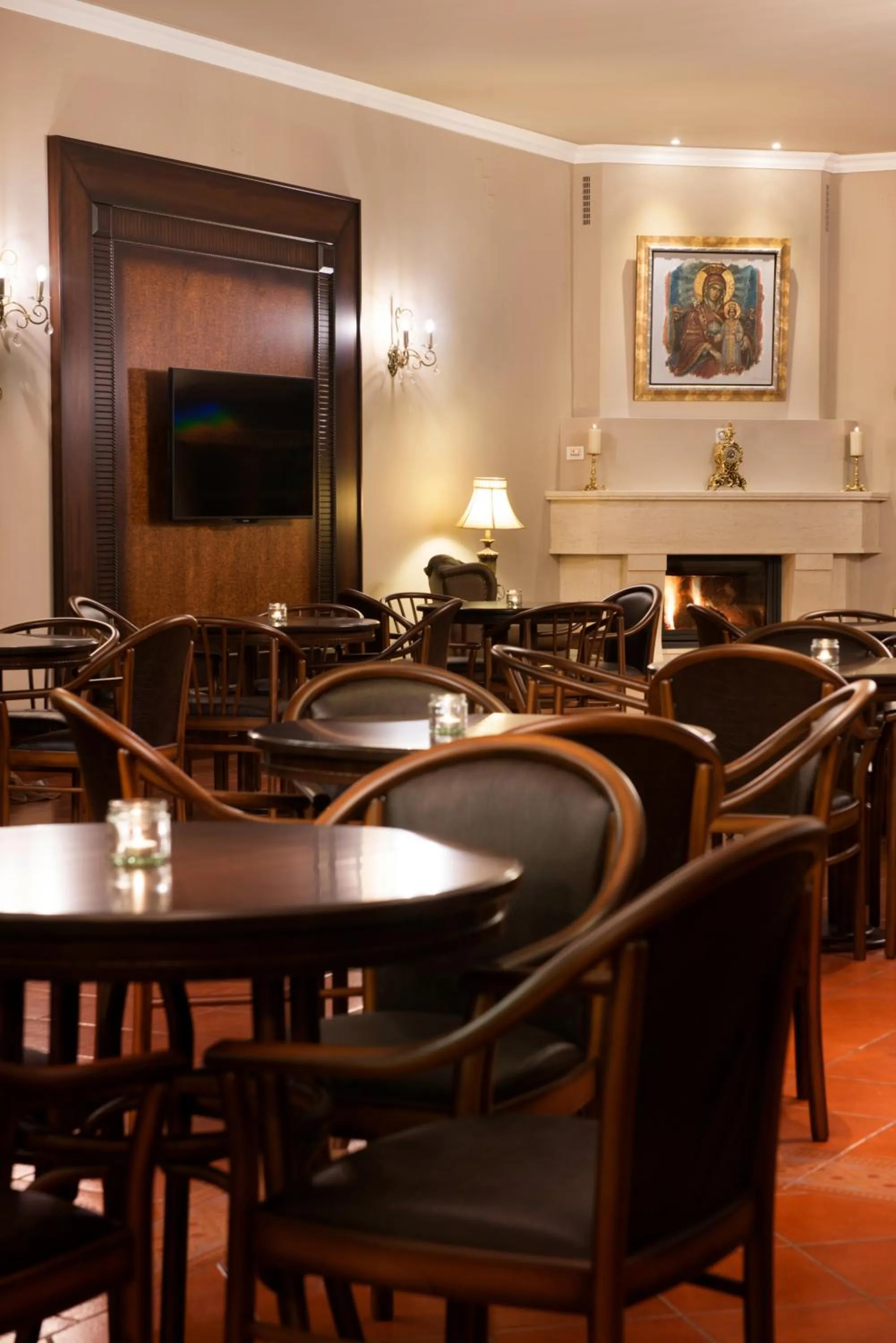 Lounge or bar in Hotel Kastraki