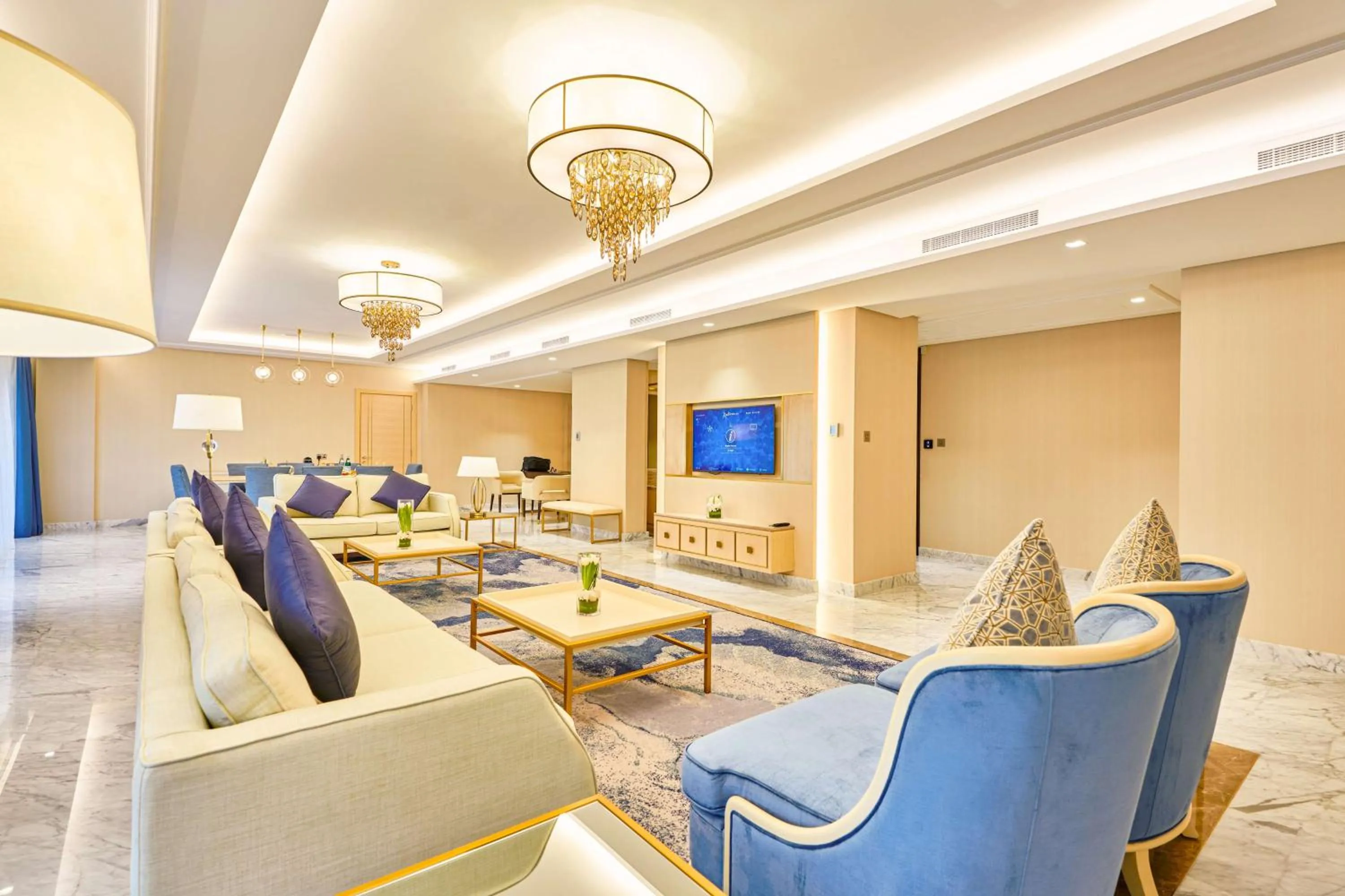 Photo of the whole room in The Diplomat Radisson Blu Hotel Residence & Spa