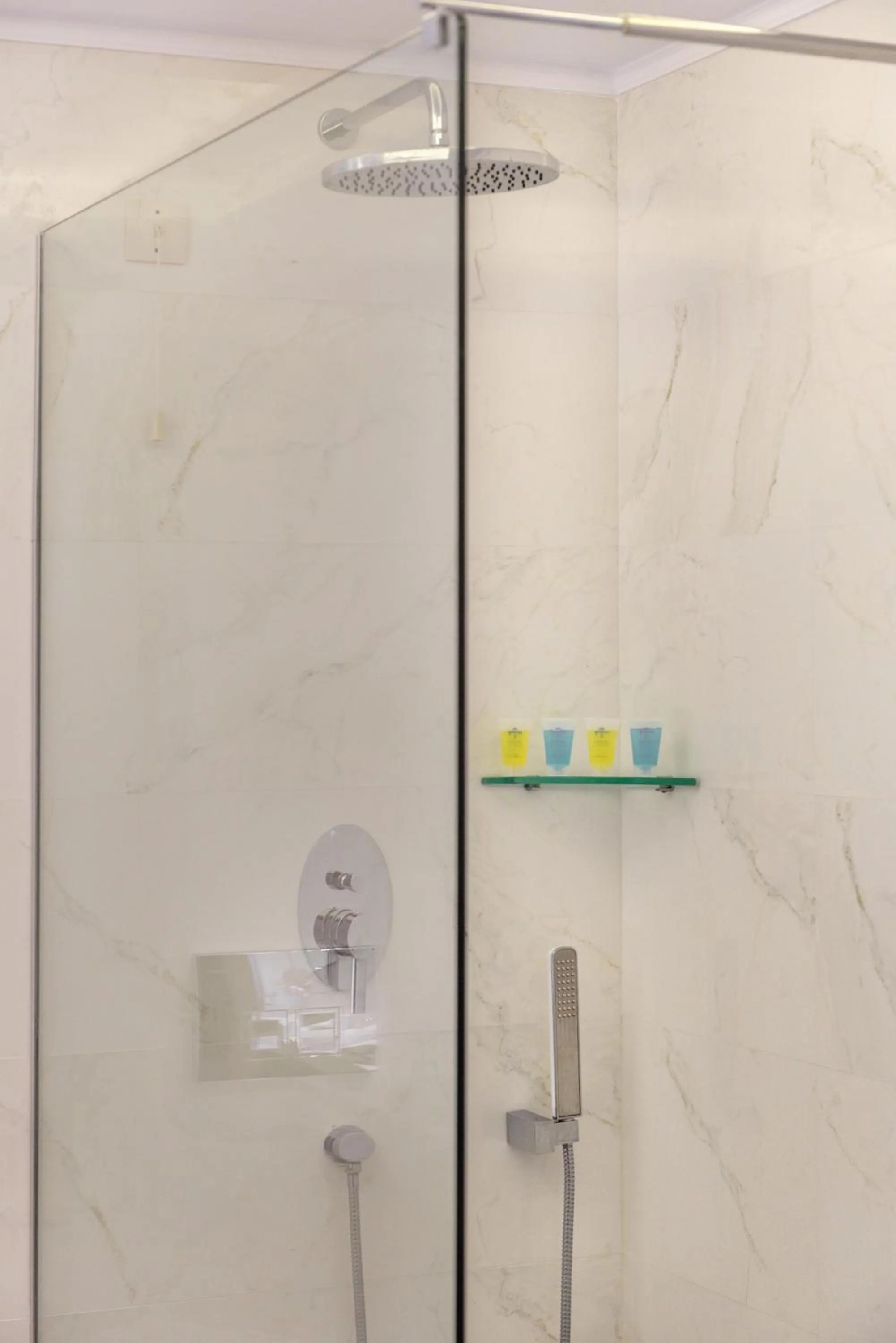 Shower in Pyrgos Hotel