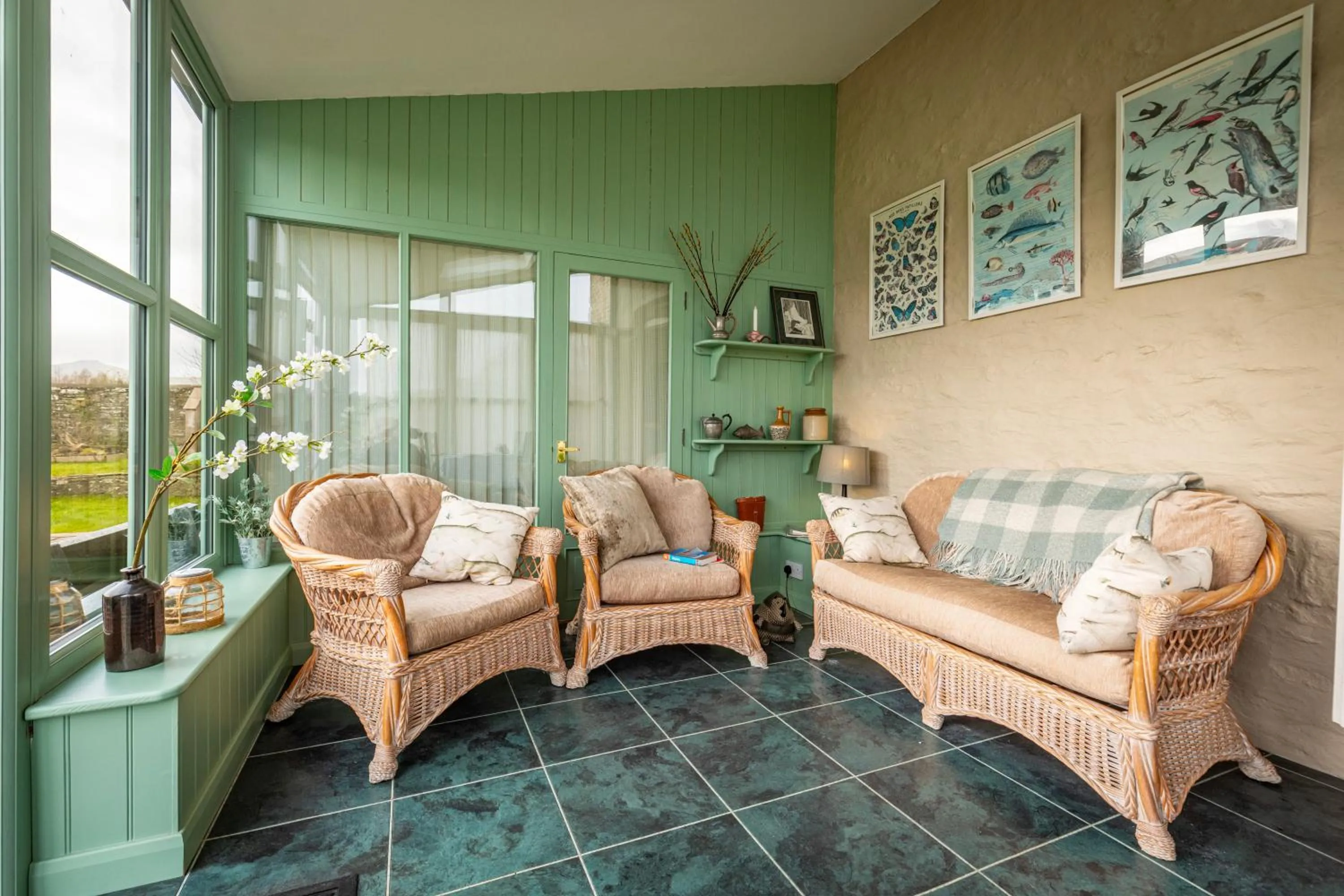 Garden in Ty Newydd B&B