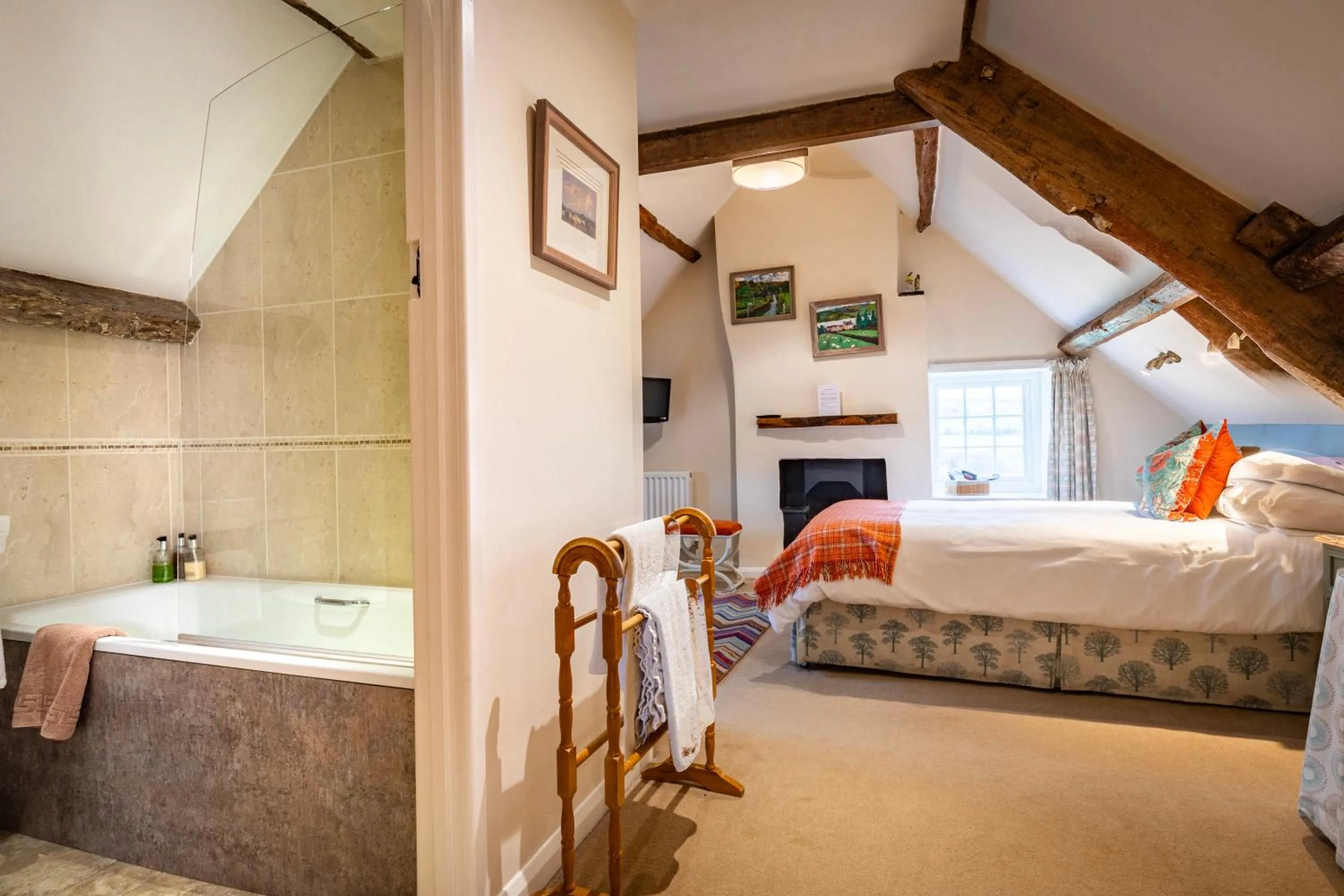 Bedroom, Bed in Ty Newydd B&B