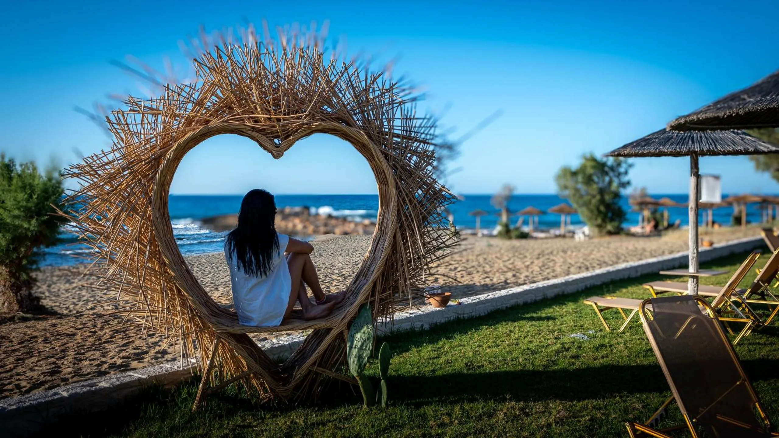 Swimming pool in Silver Sun Studios & Apartments