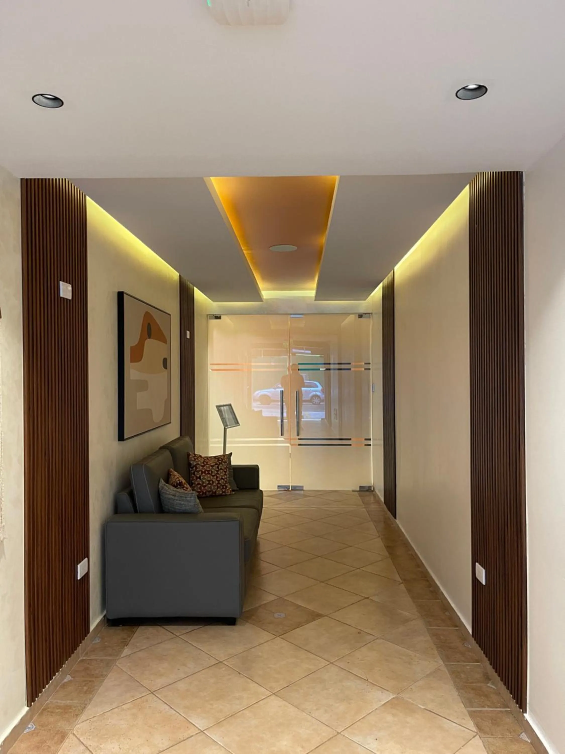 Lobby or reception in Apartahotel Alvear