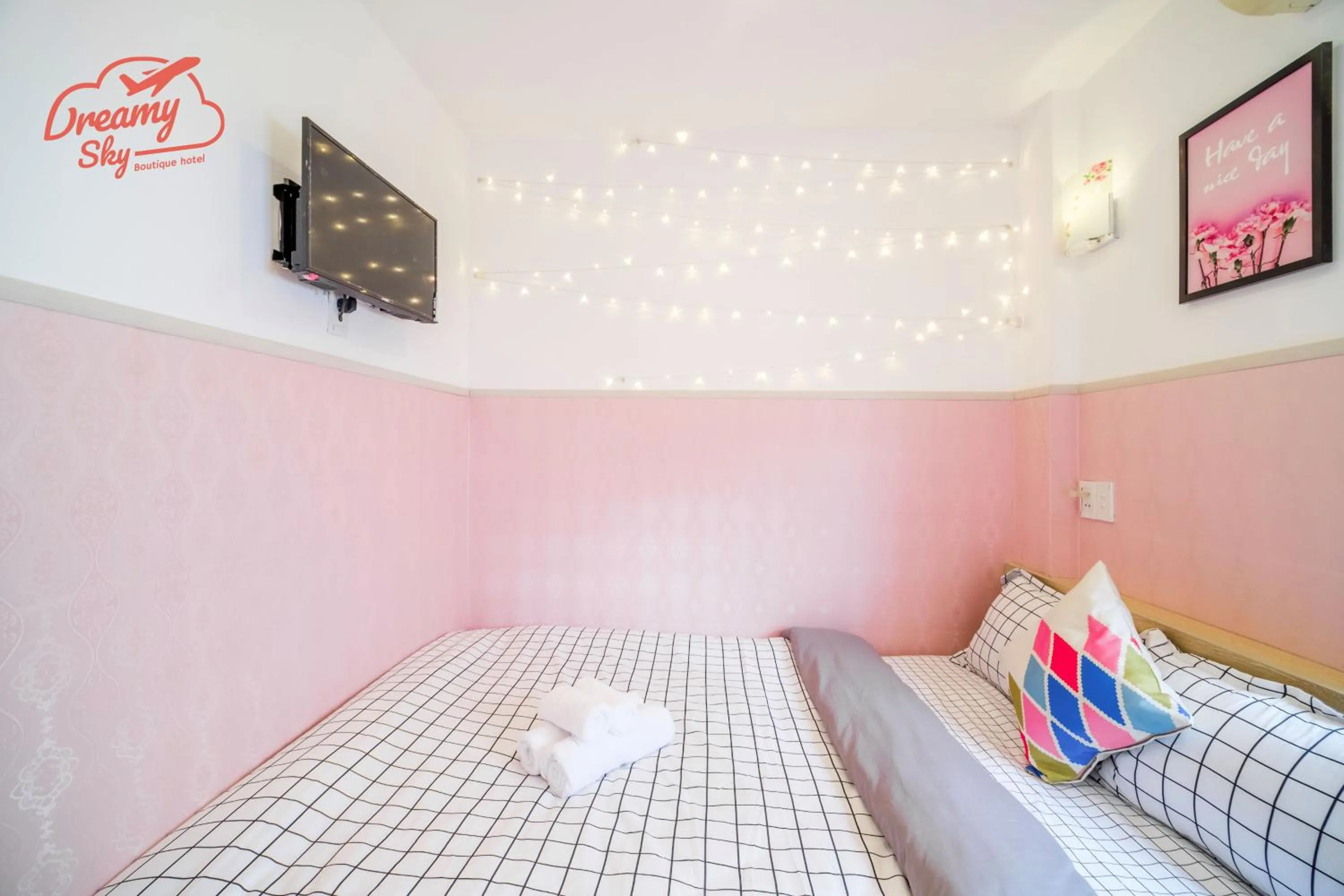 Bedroom, Bed in Dreamy Sky - Airport View Boutique Hotel