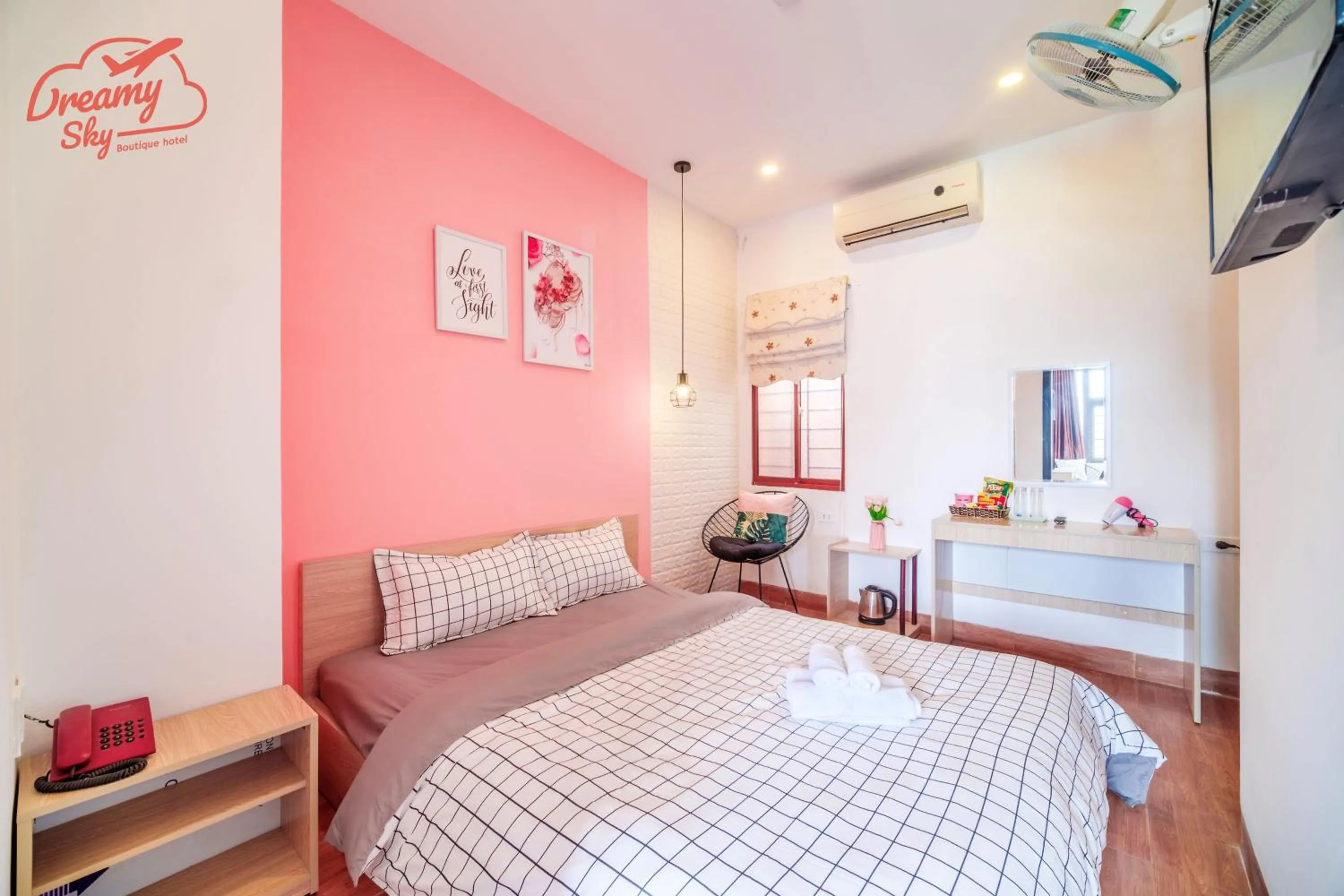 Bedroom, Bed in Dreamy Sky - Airport View Boutique Hotel