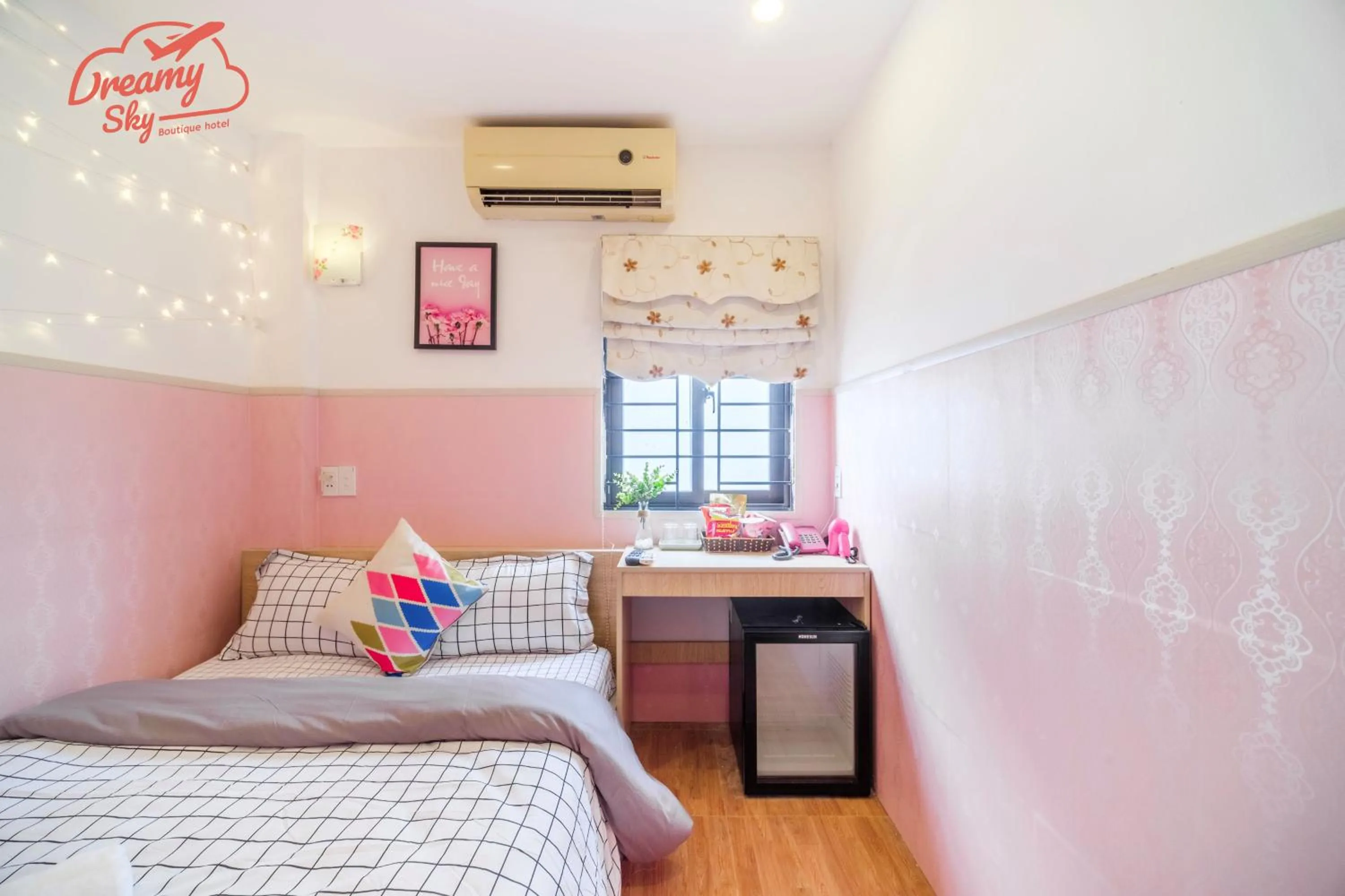 Photo of the whole room, Bed in Dreamy Sky - Airport View Boutique Hotel