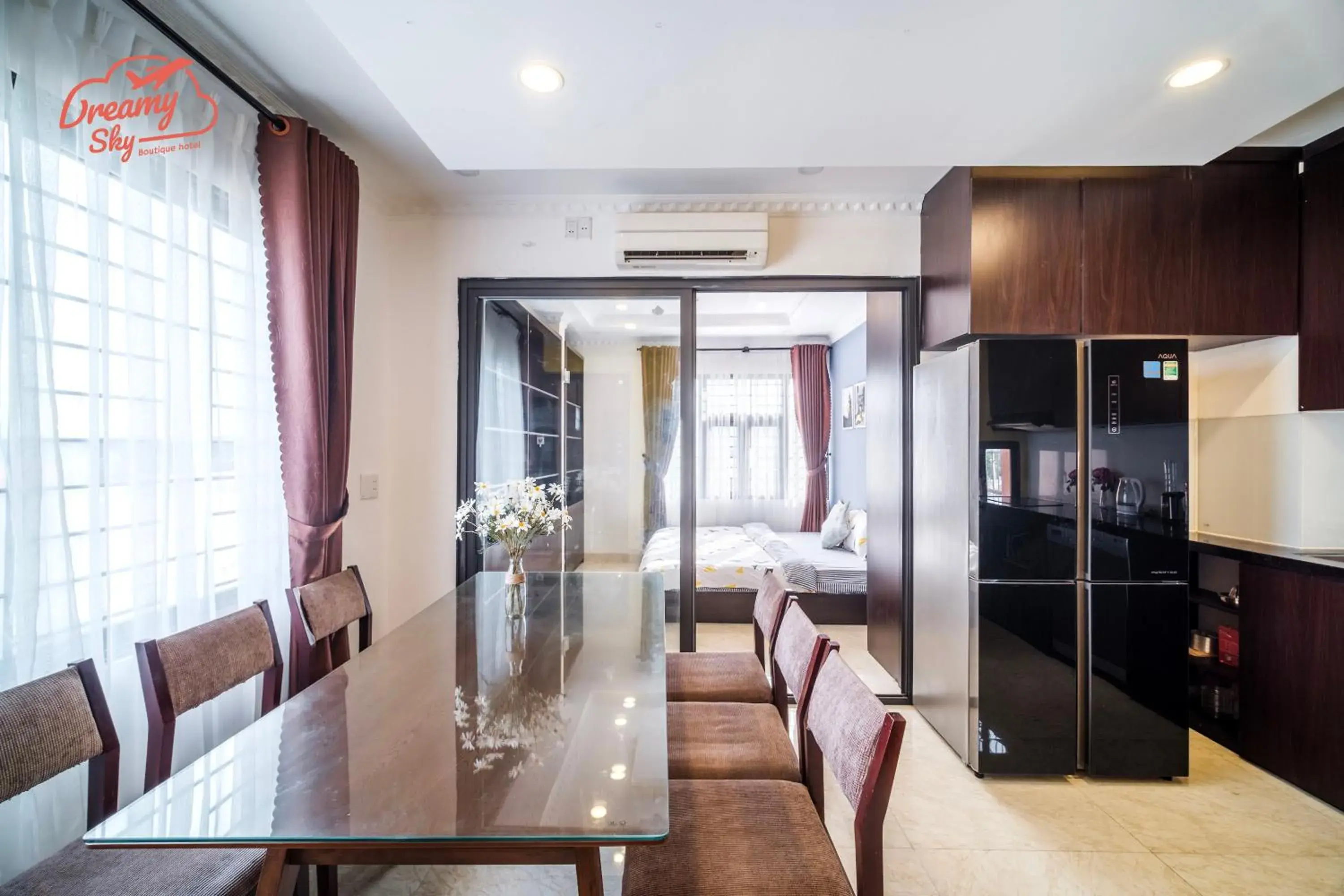 One-Bedroom Apartment in Dreamy Sky - Airport View Boutique Hotel One-Bedroom Apartment in Dreamy Sky - Airport View Boutique Hotel