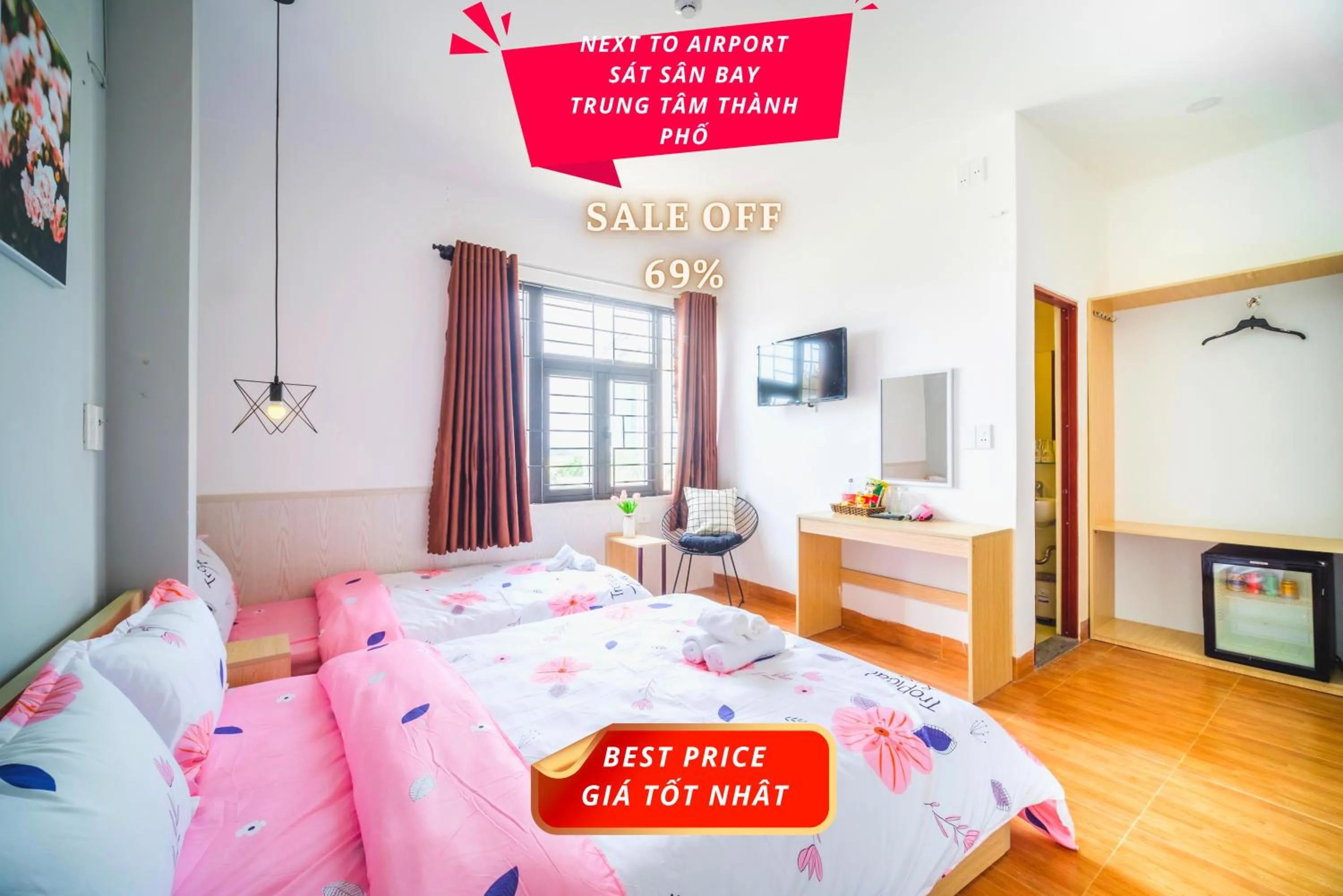 Logo/Certificate/Sign, Bed in Dreamy Sky - Airport View Boutique Hotel