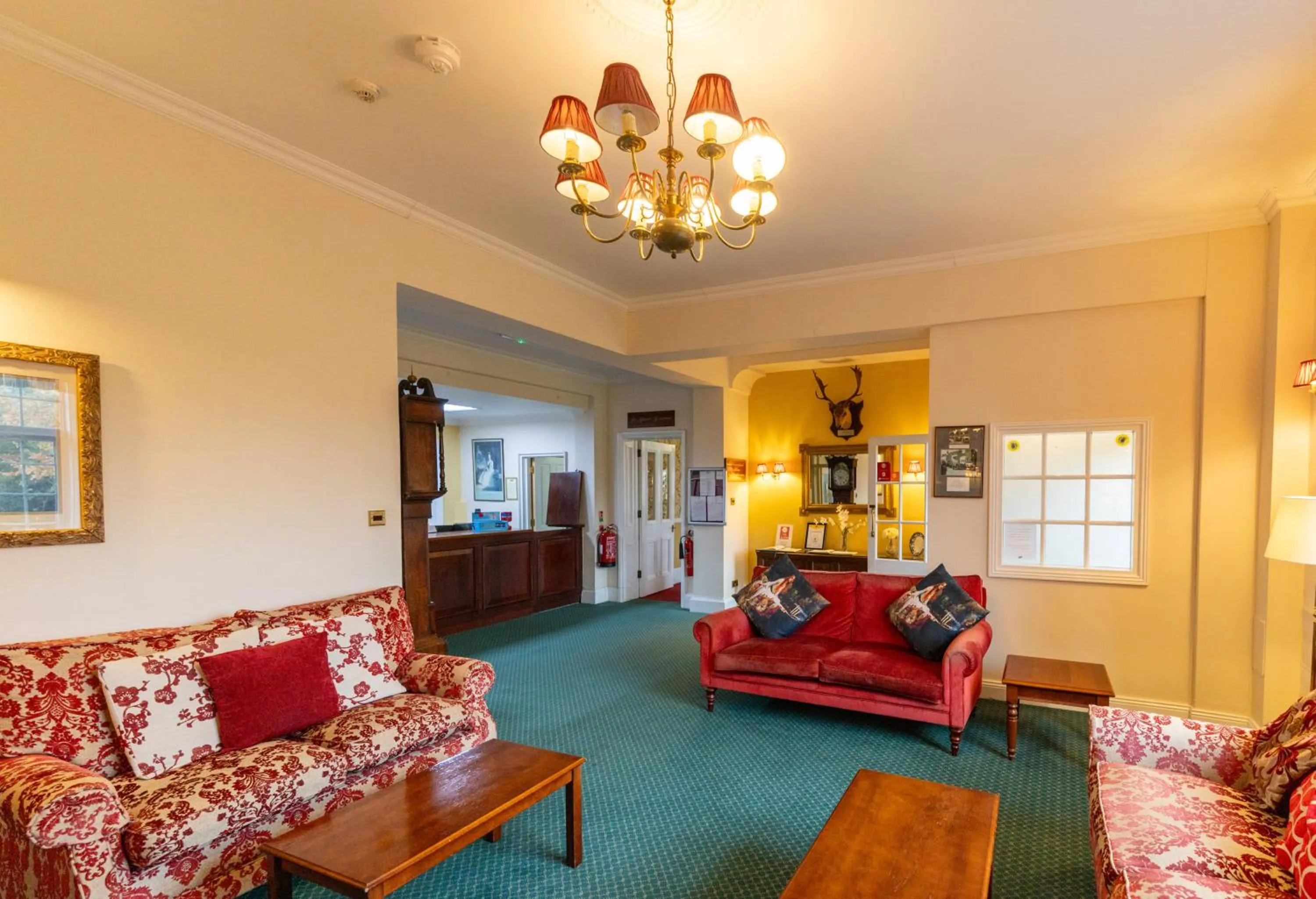 Seating area in The Izaak Walton Country House Hotel - Dovedale