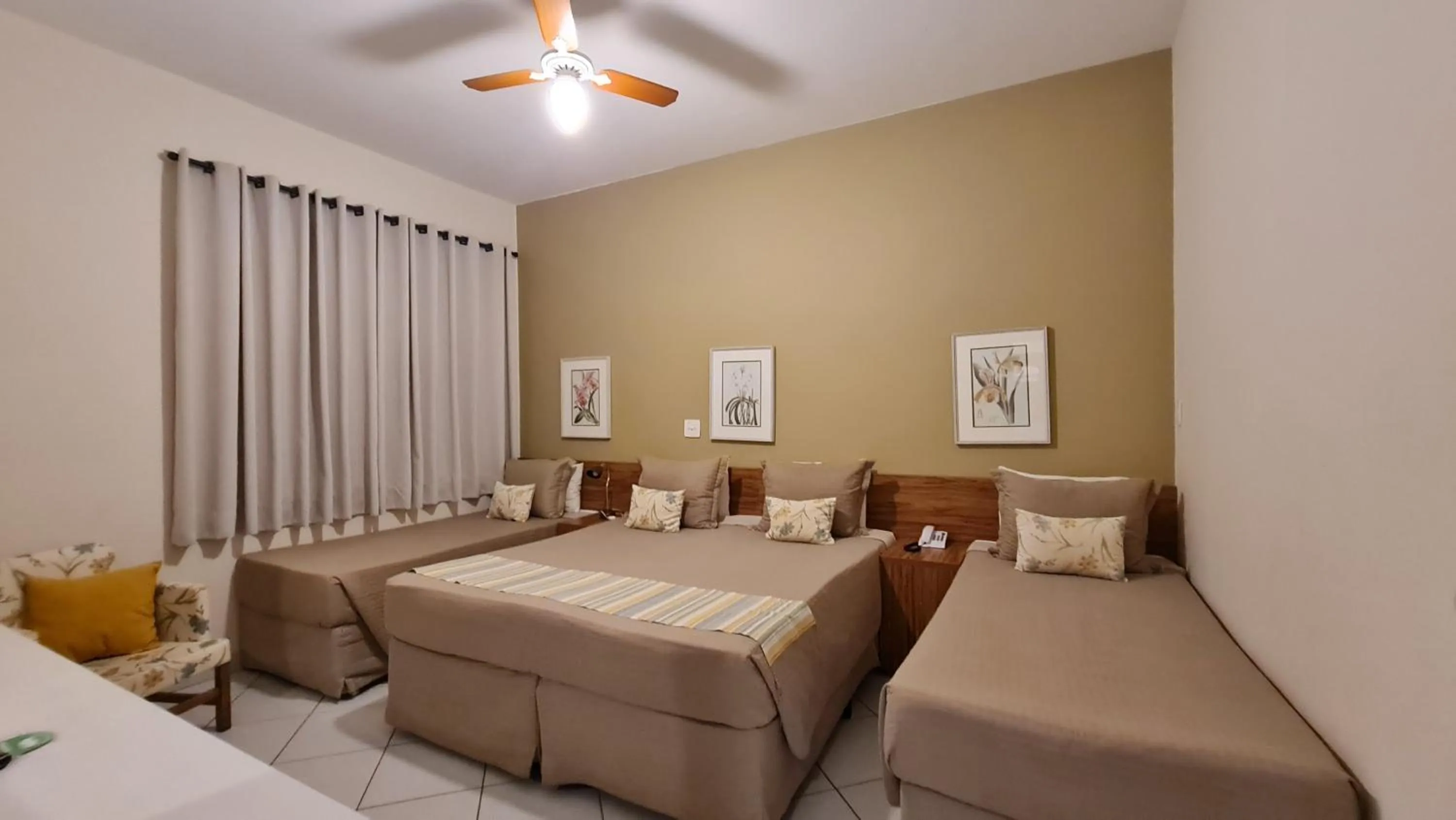 Bed in Hotel Mantovani