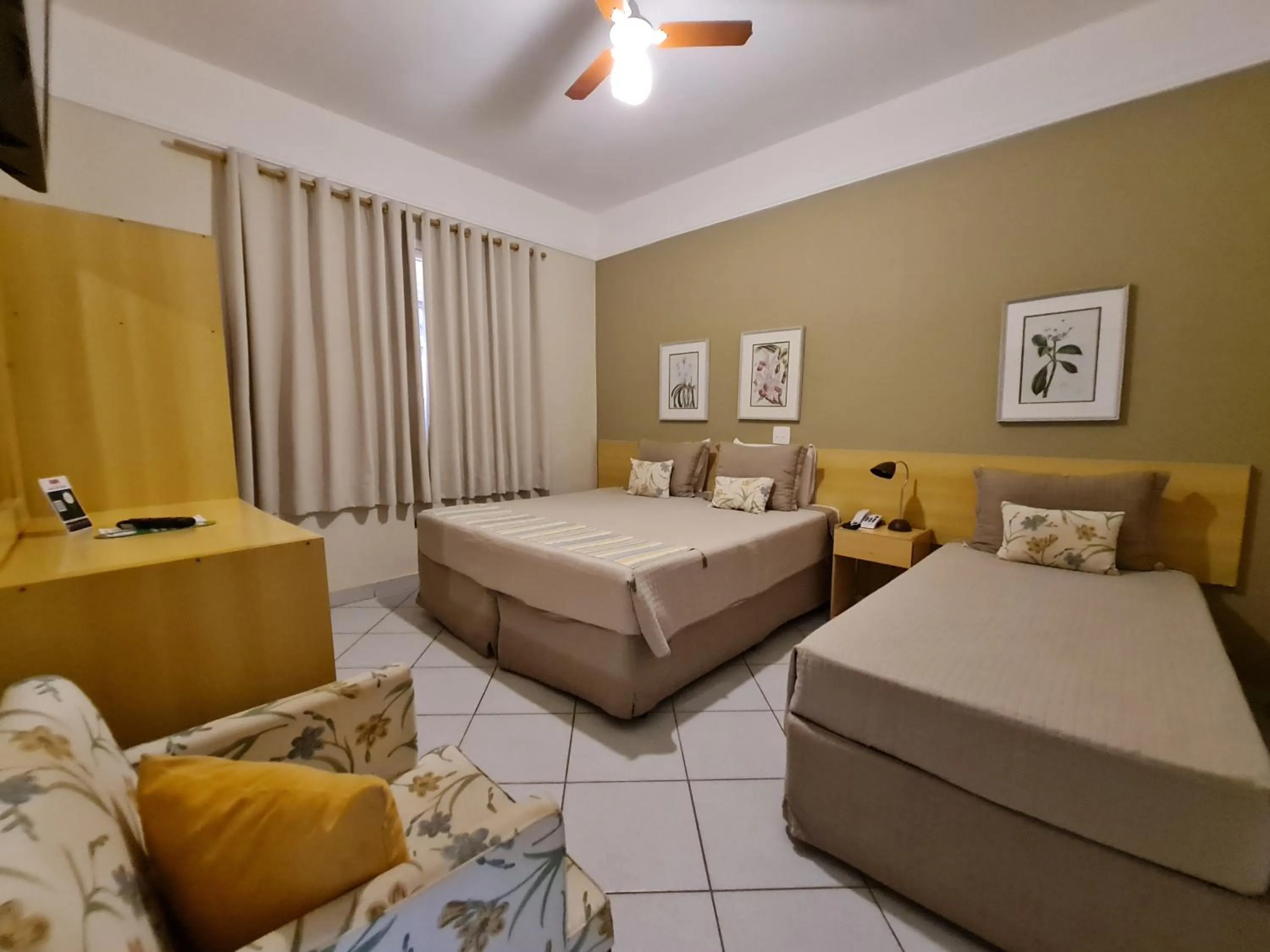 Bed in Hotel Mantovani