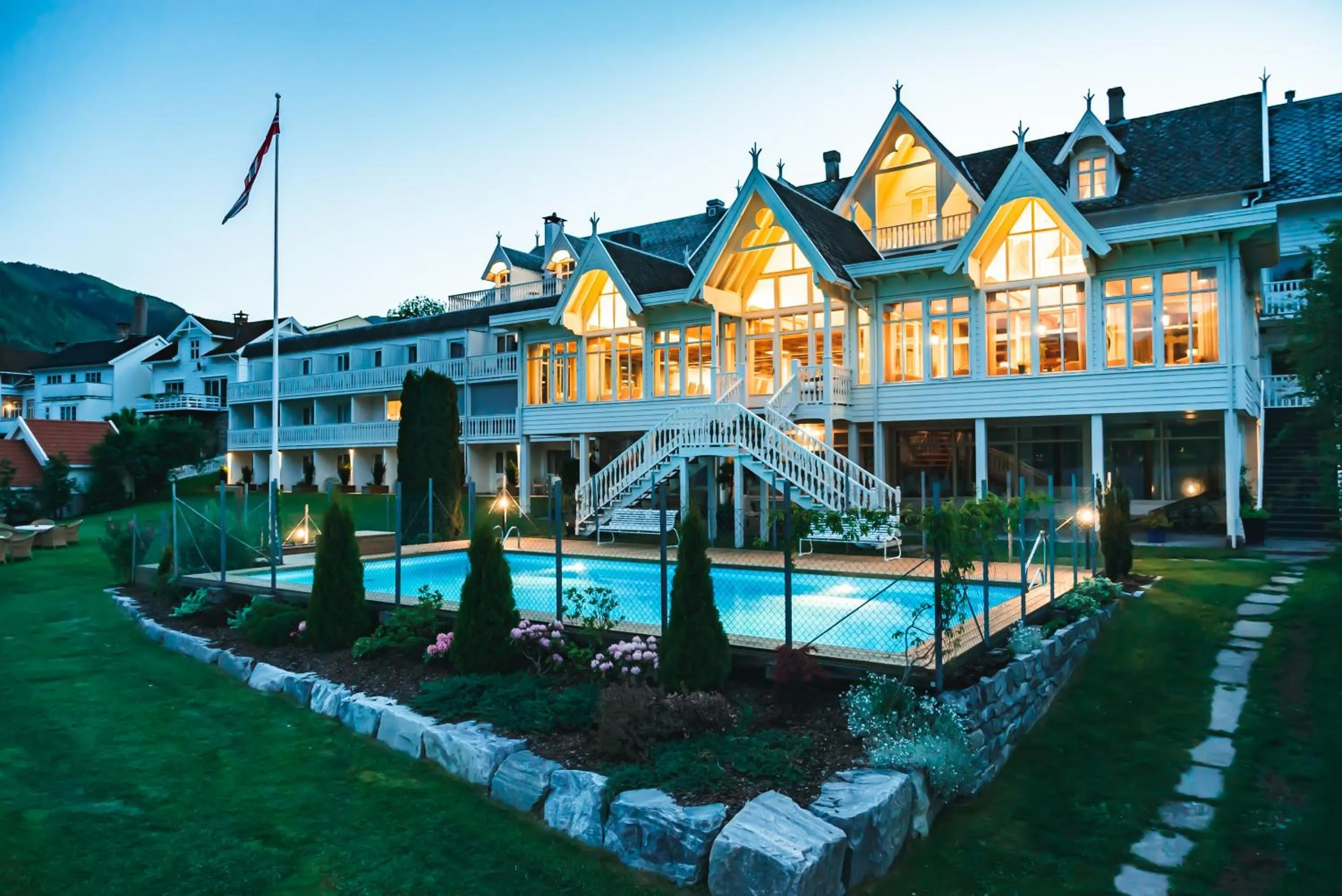 Facade/entrance in Hofslund Fjord Hotel