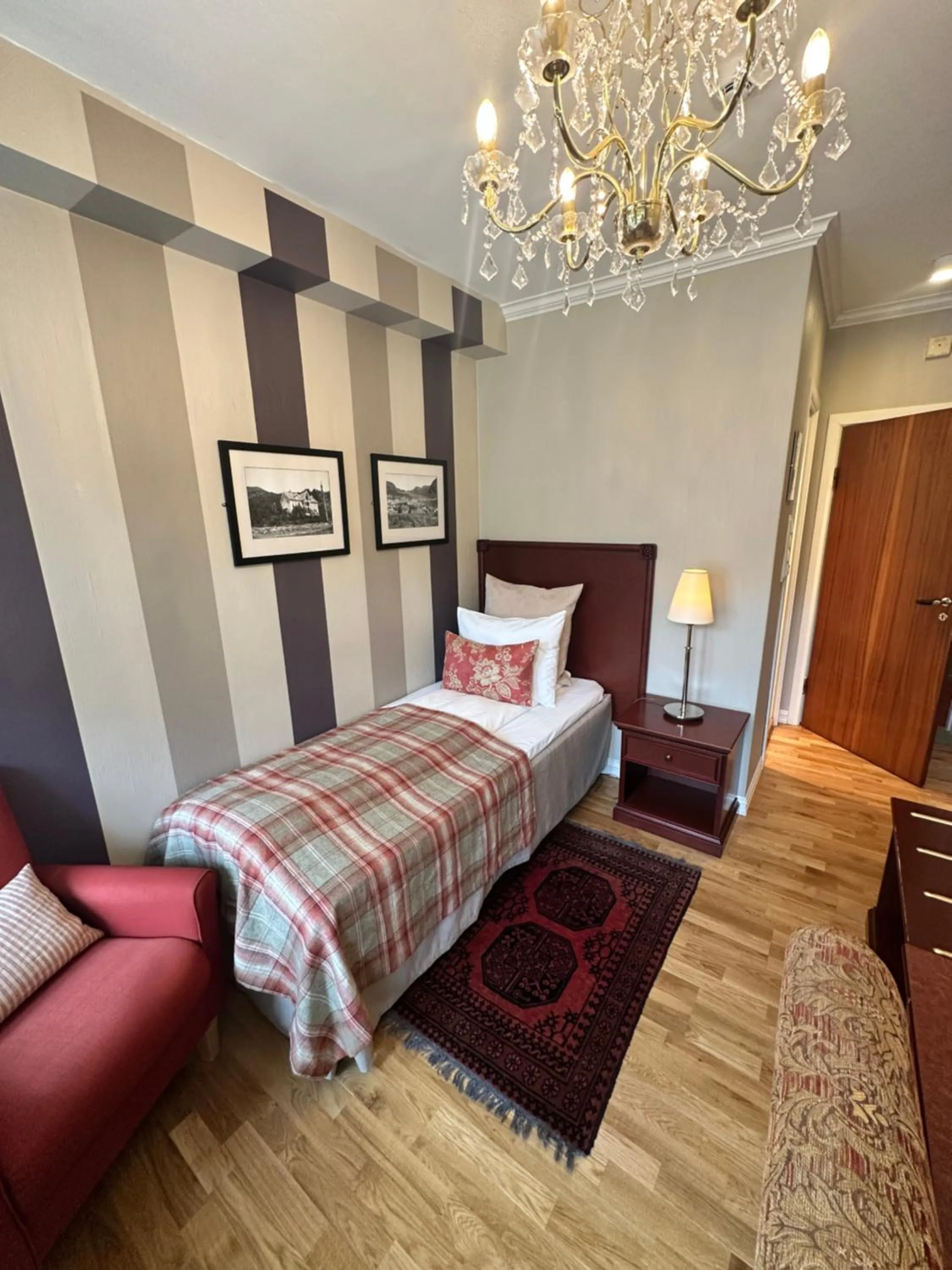 Bed in Hofslund Fjord Hotel