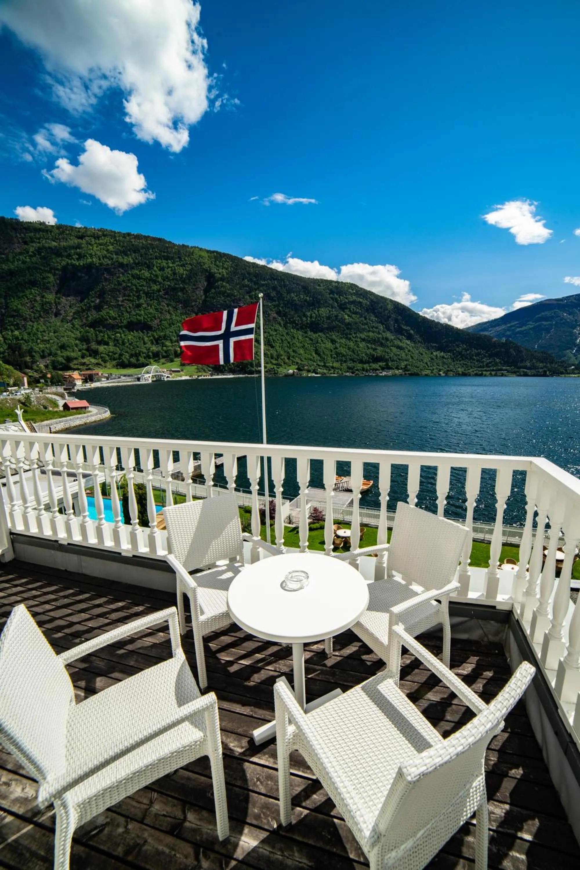Balcony/Terrace in Hofslund Fjord Hotel