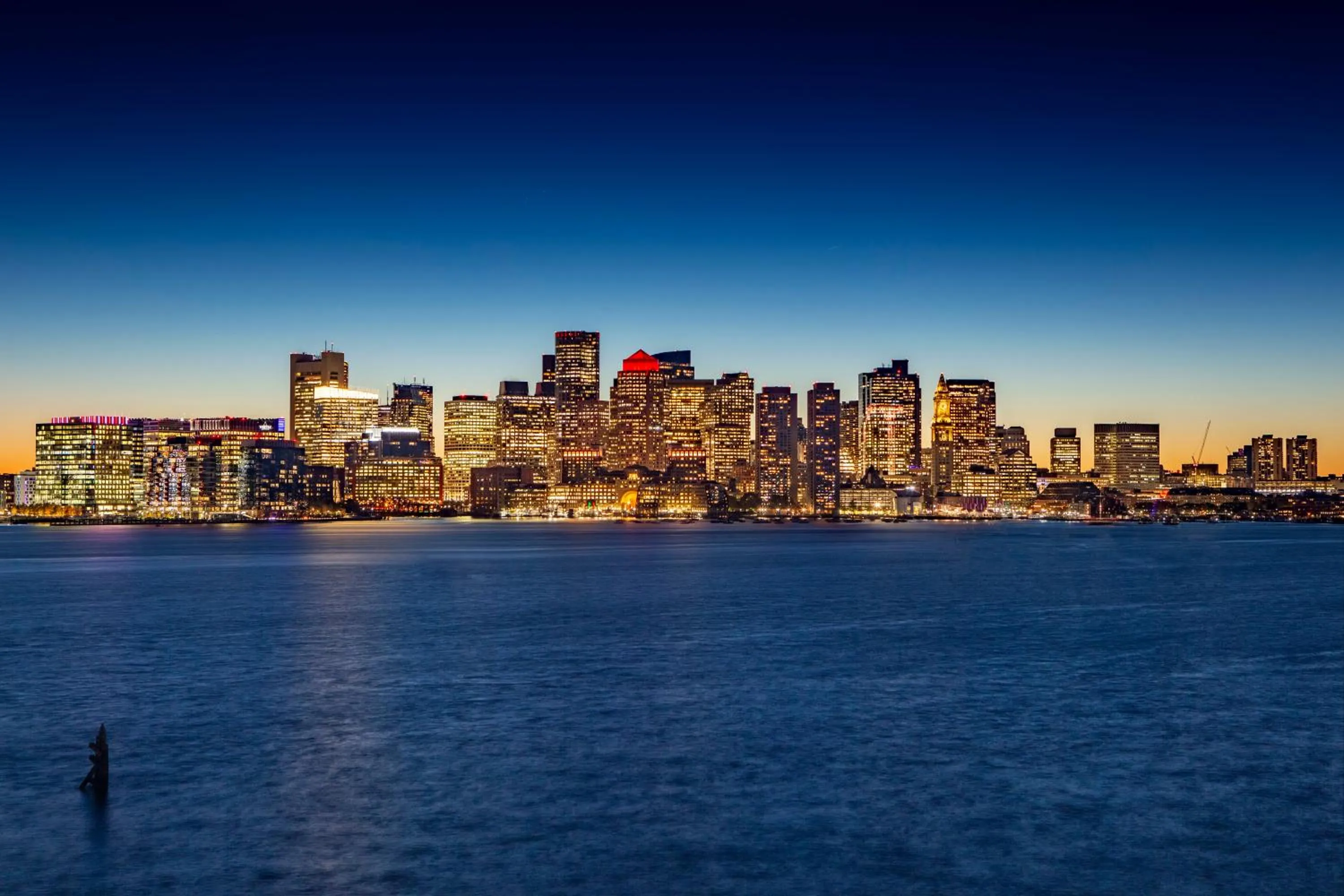 City view in Hyatt Regency Boston Harbor