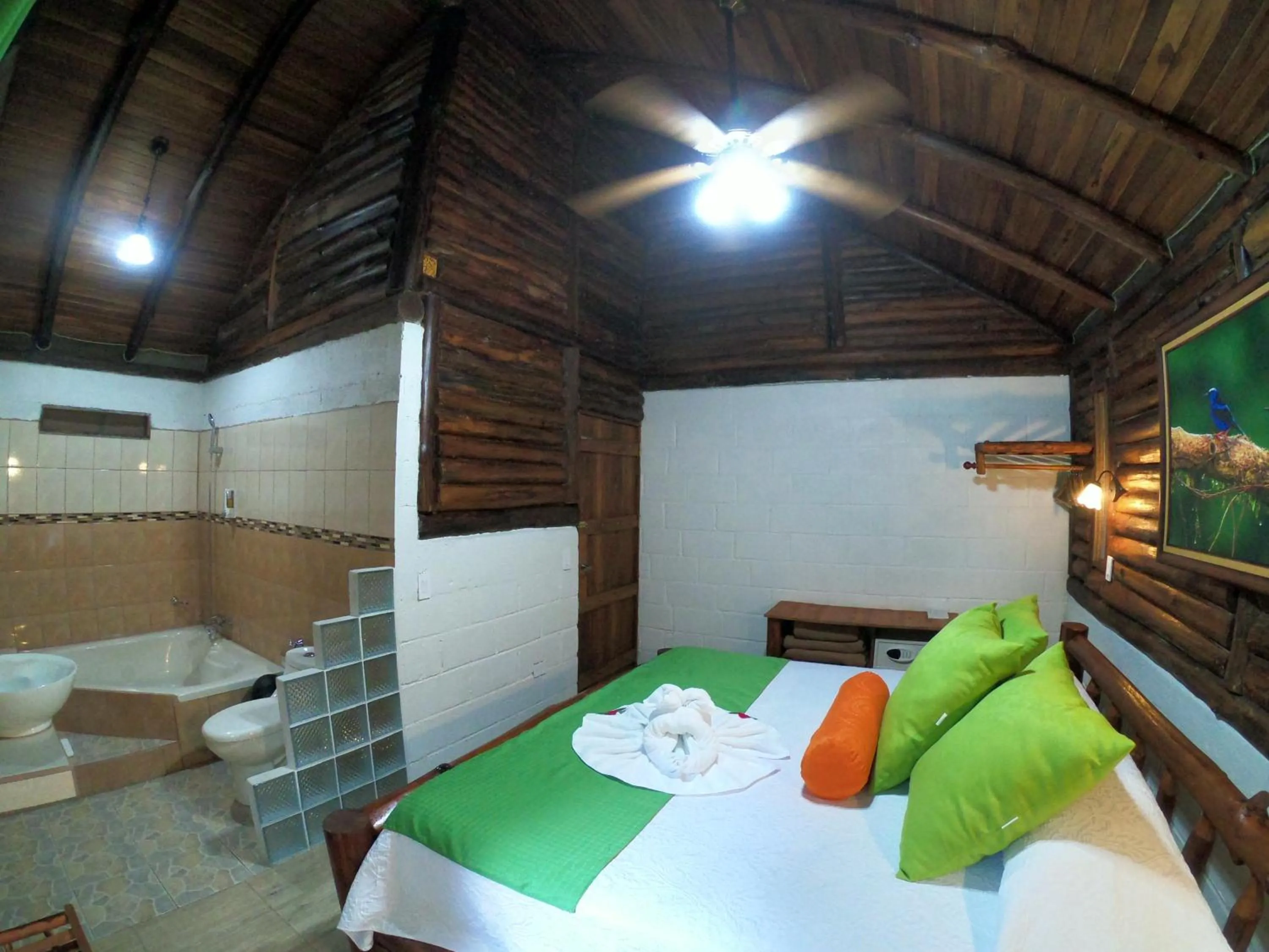 Decorative detail, Bed in Arenal Oasis Eco Lodge & Wildlife Refuge