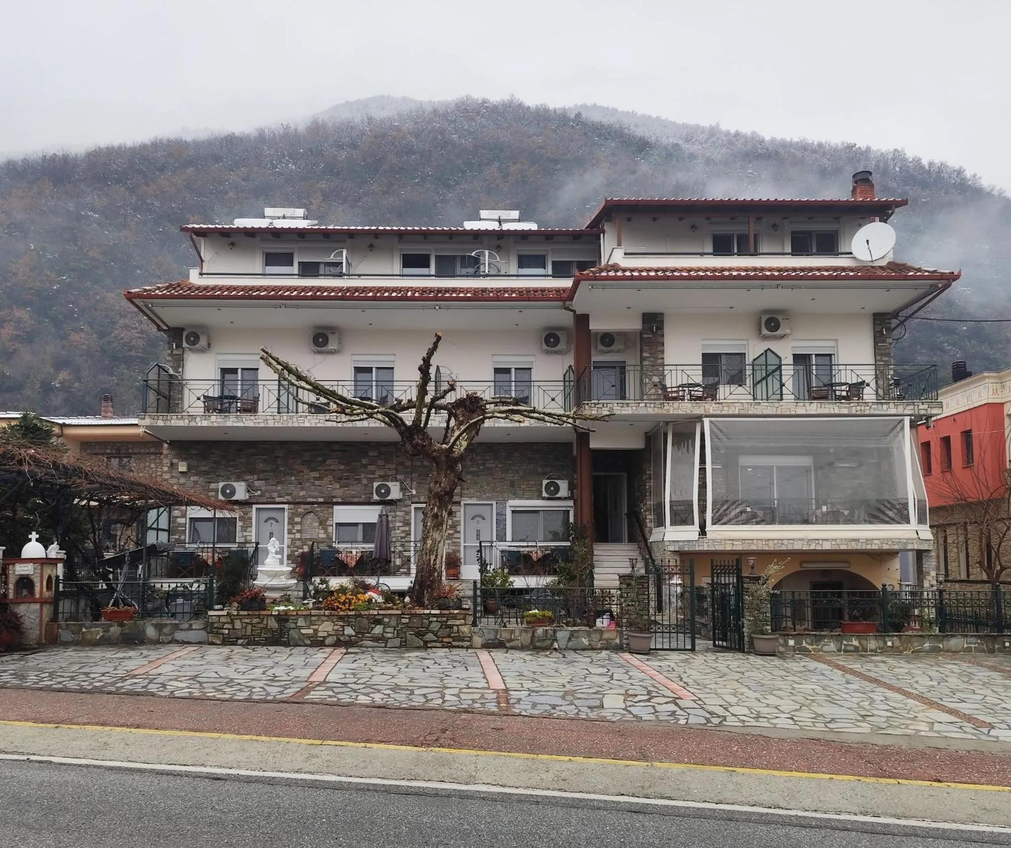 Property building in Drosia Hotel