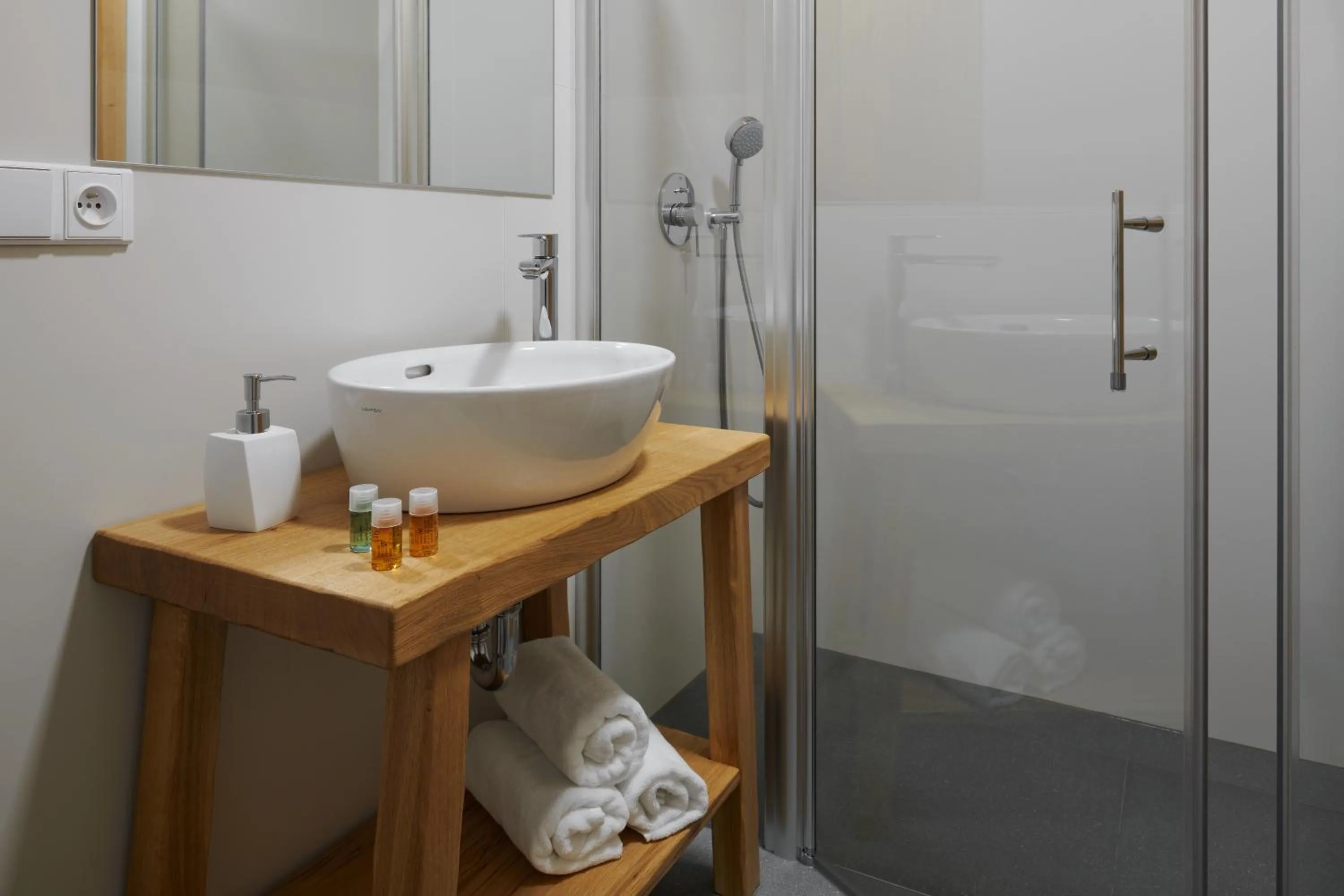 Shower in Pension Kristian by KH