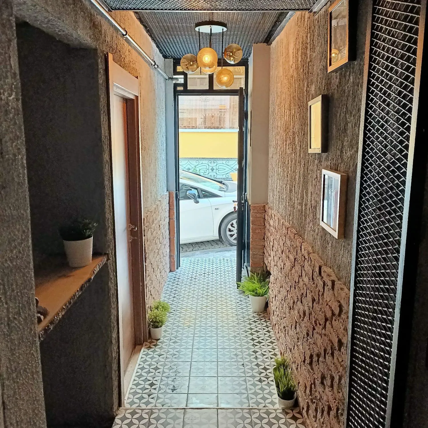 Facade/entrance in Basilica Guest House