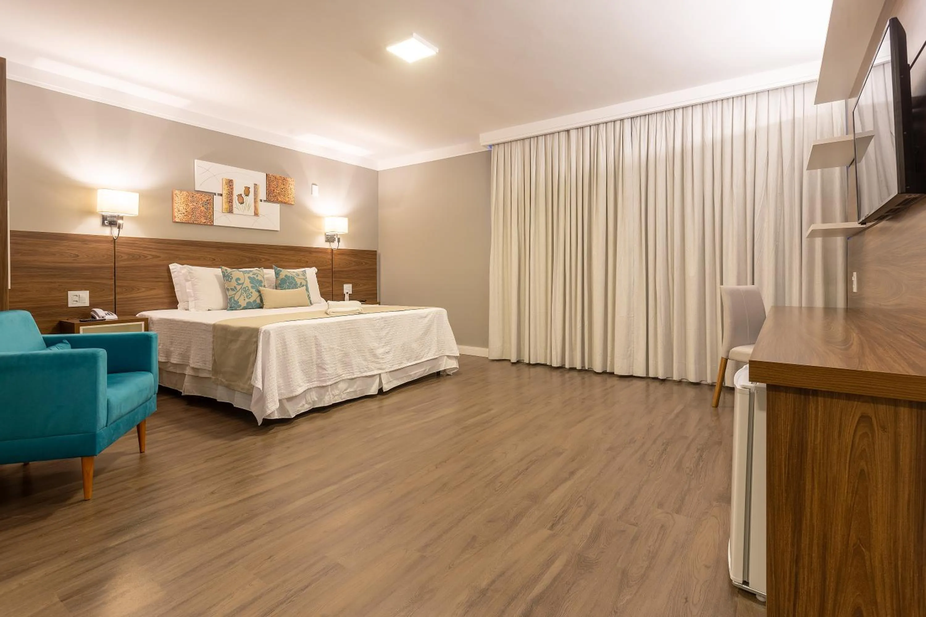 Bed in Hotel Villa Fiori