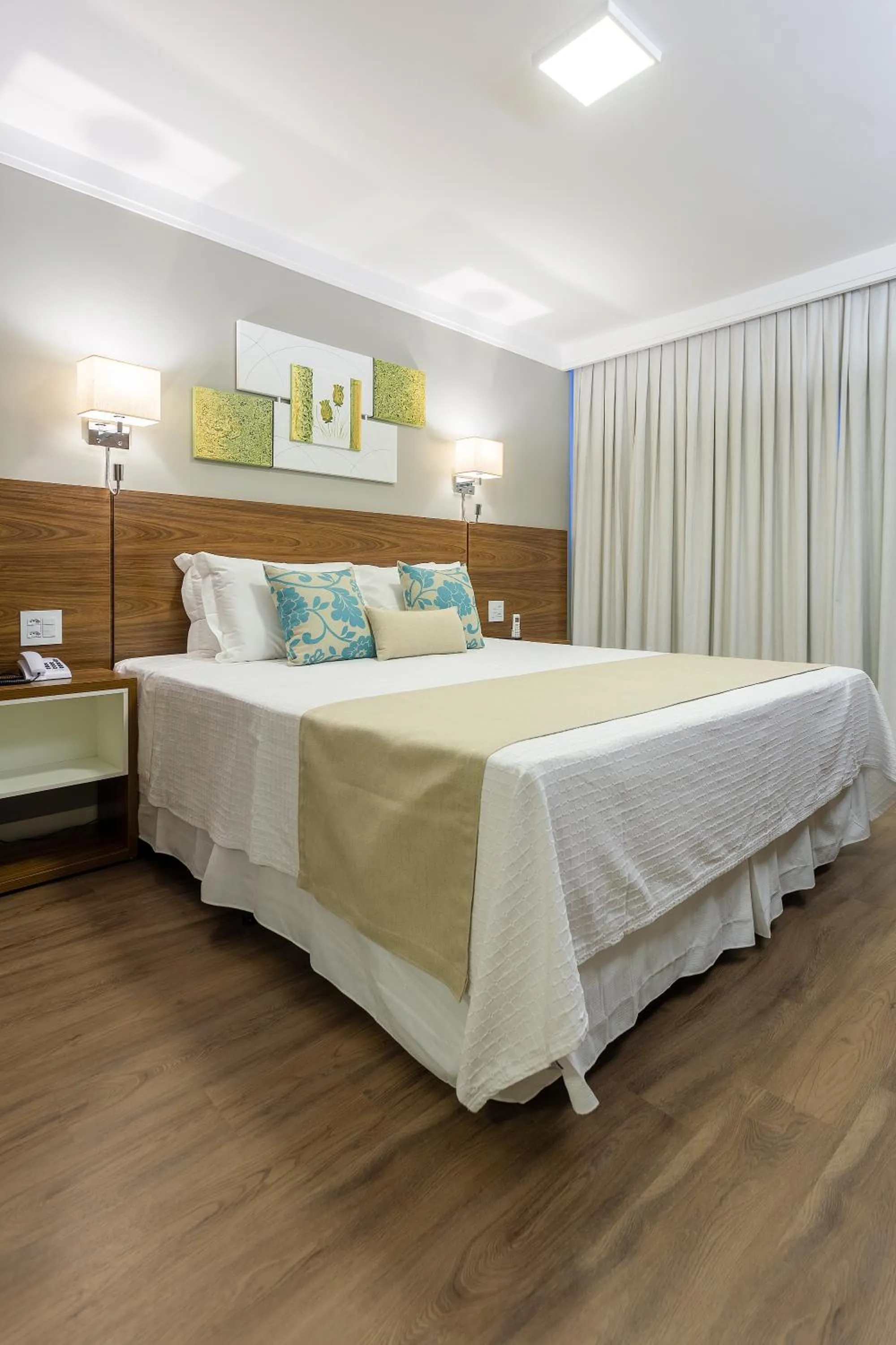 Bed in Hotel Villa Fiori