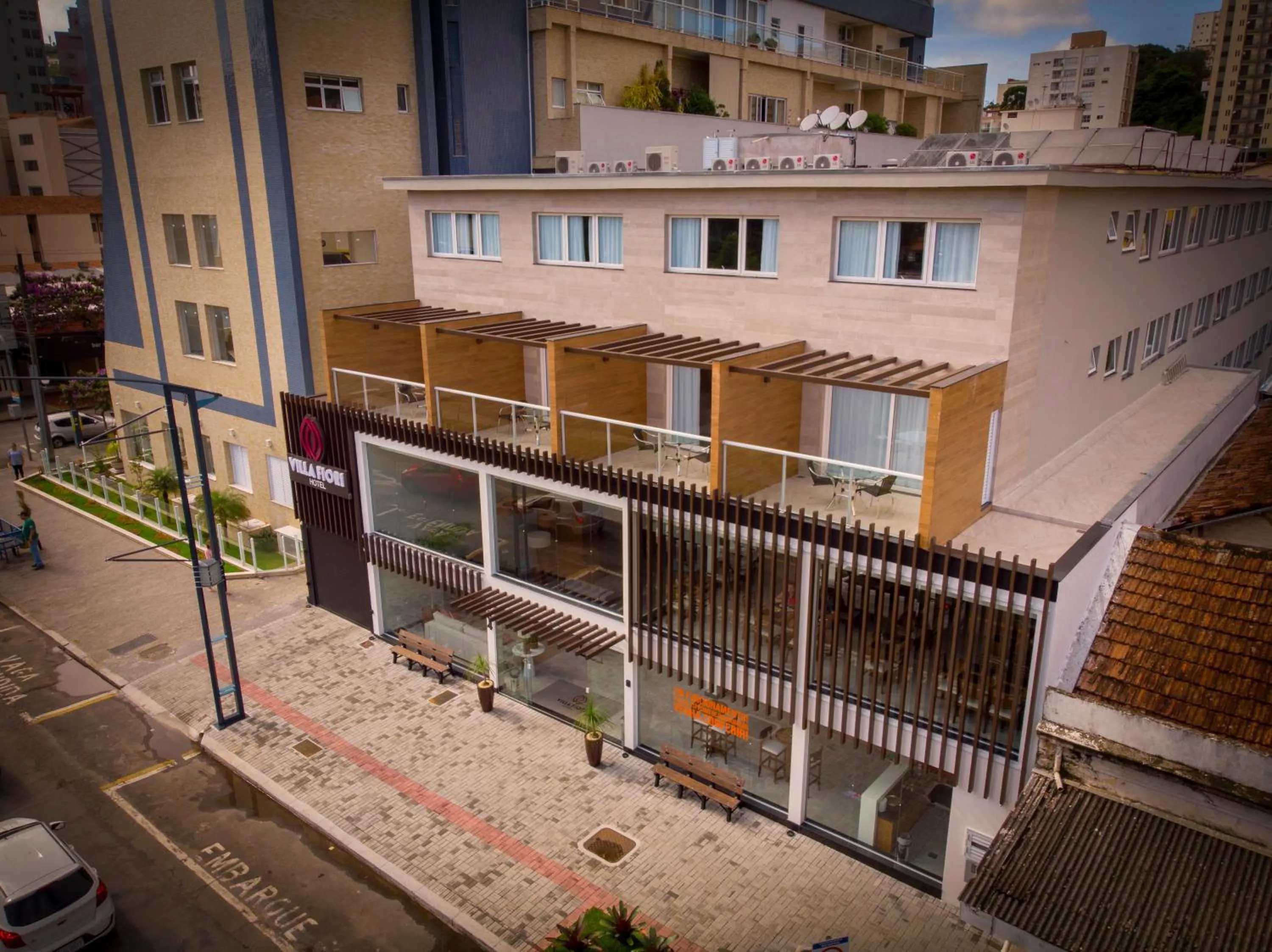 Facade/entrance in Hotel Villa Fiori