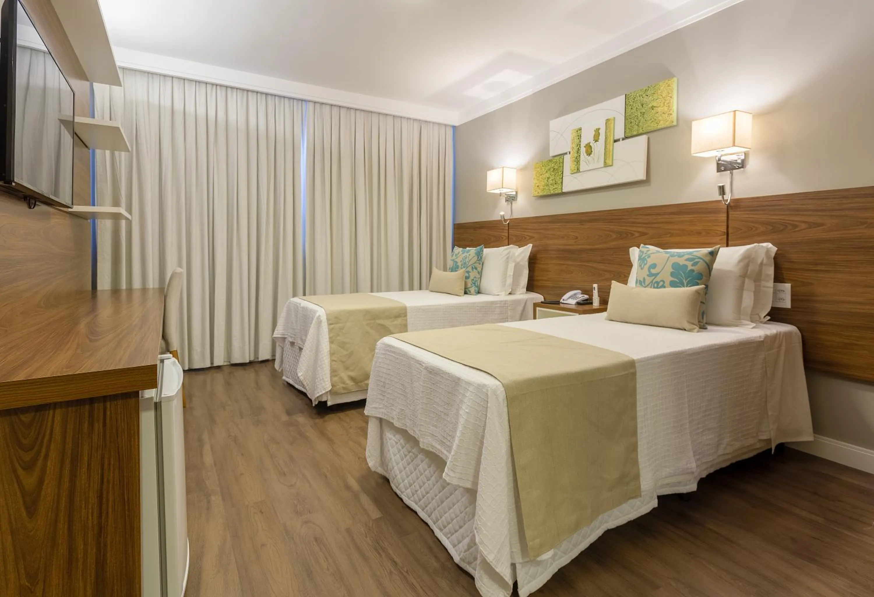 Bed in Hotel Villa Fiori