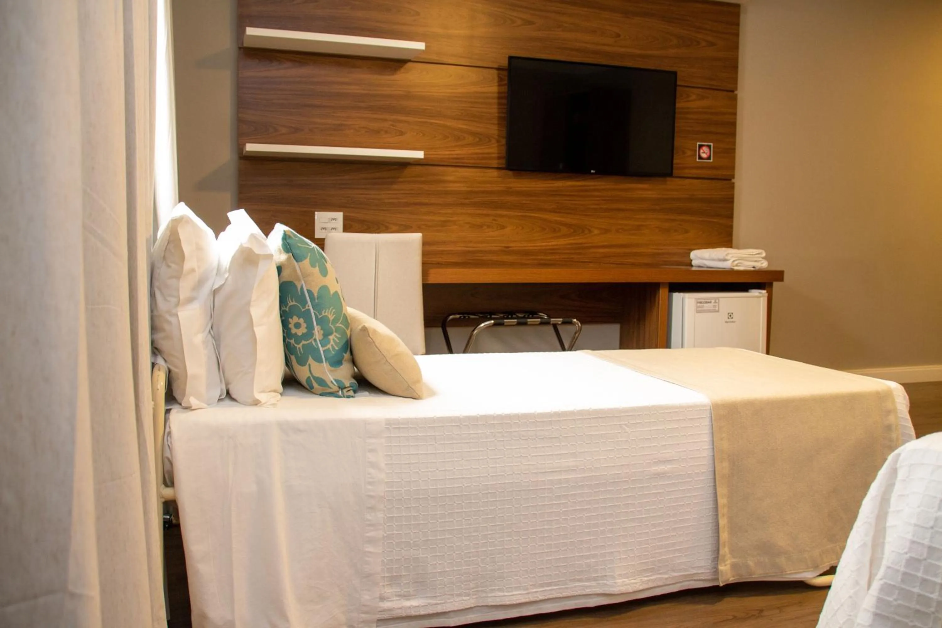 Bed in Hotel Villa Fiori