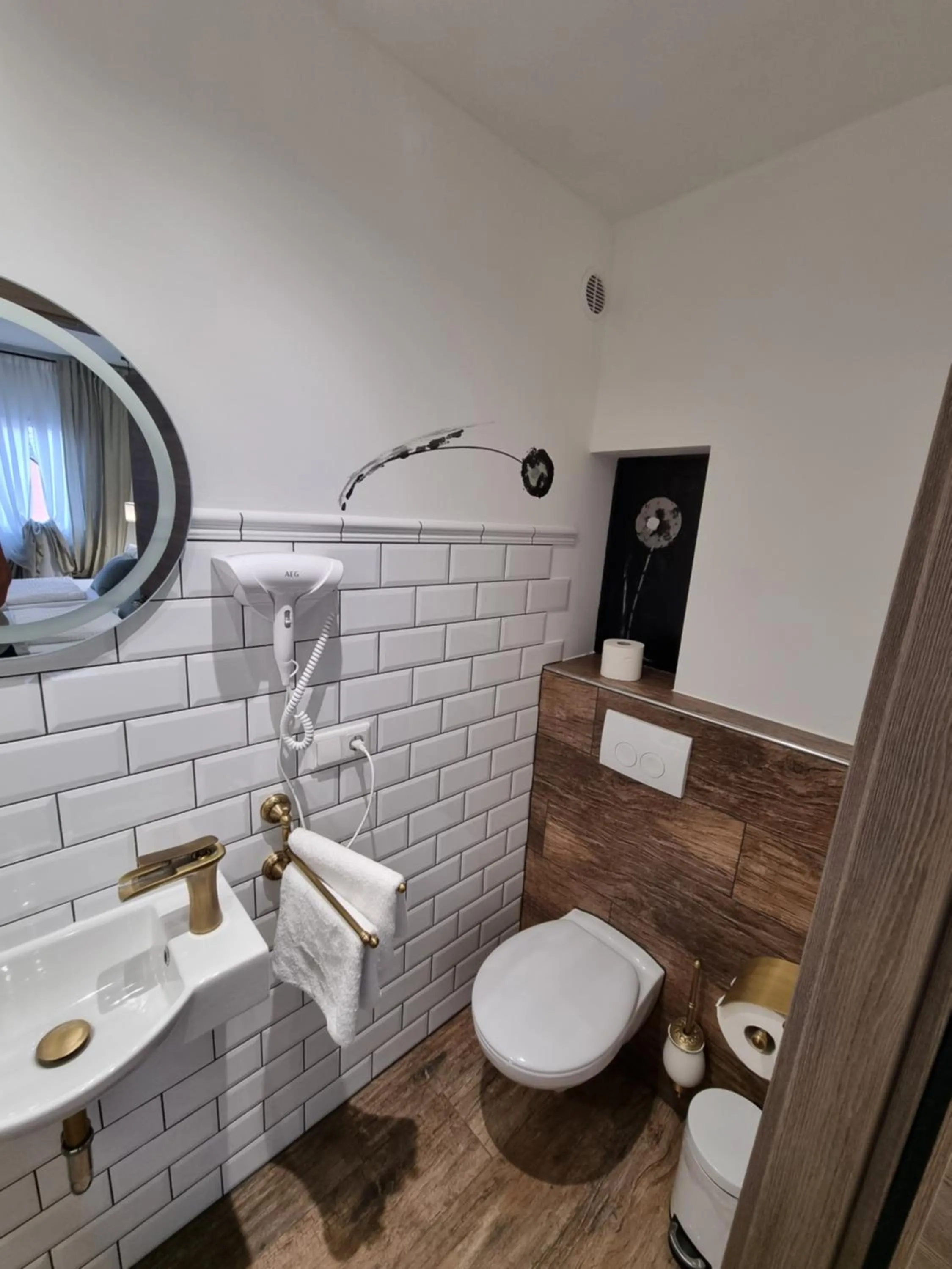 Toilet in Hotel Zur Post