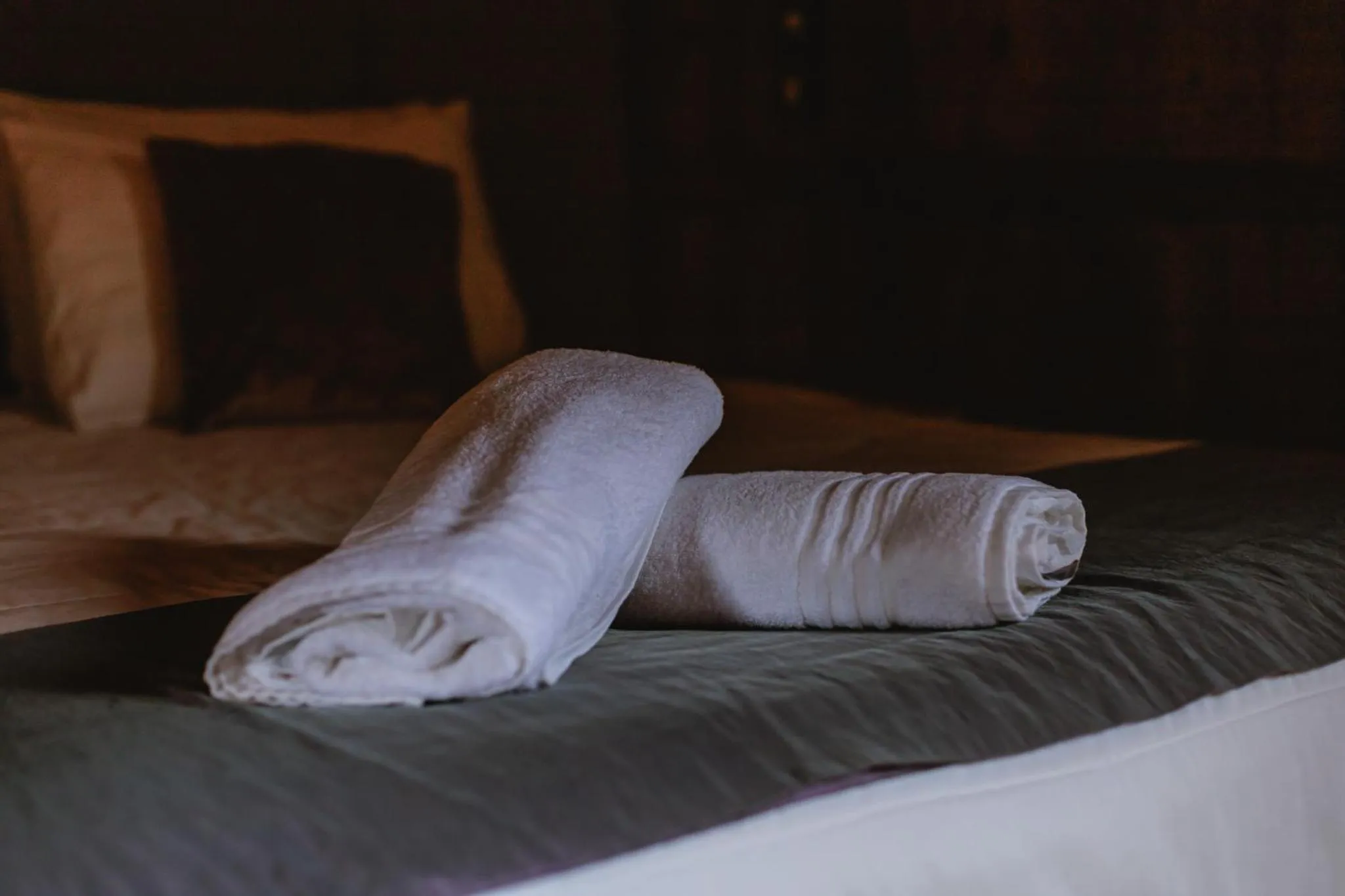 towels, Bed in Afeto Pousada