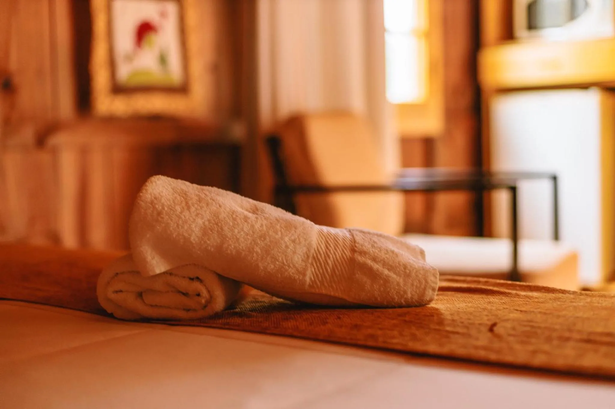 towels, Bed in Afeto Pousada