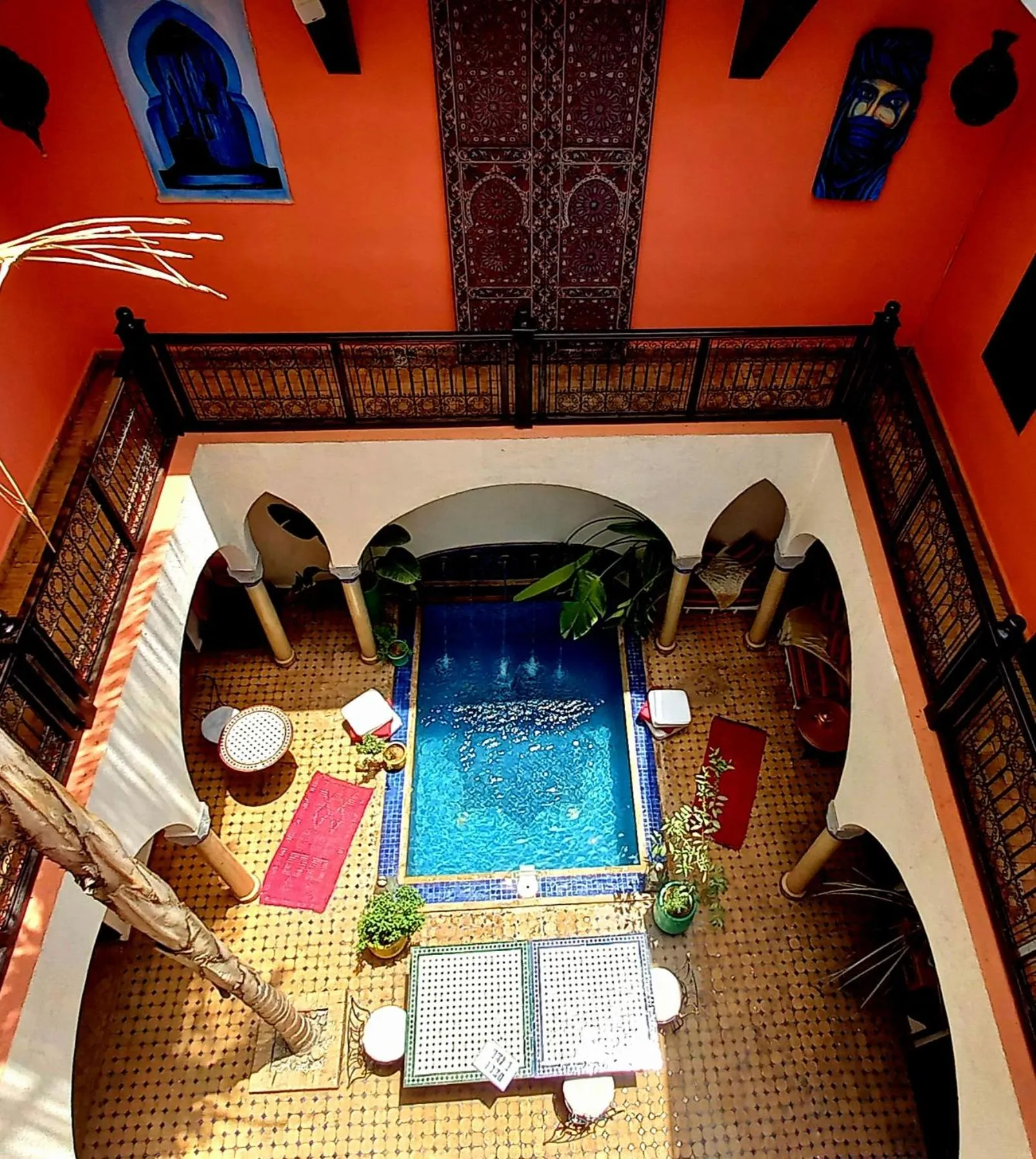 Pool view in Riad Rêve d Antan