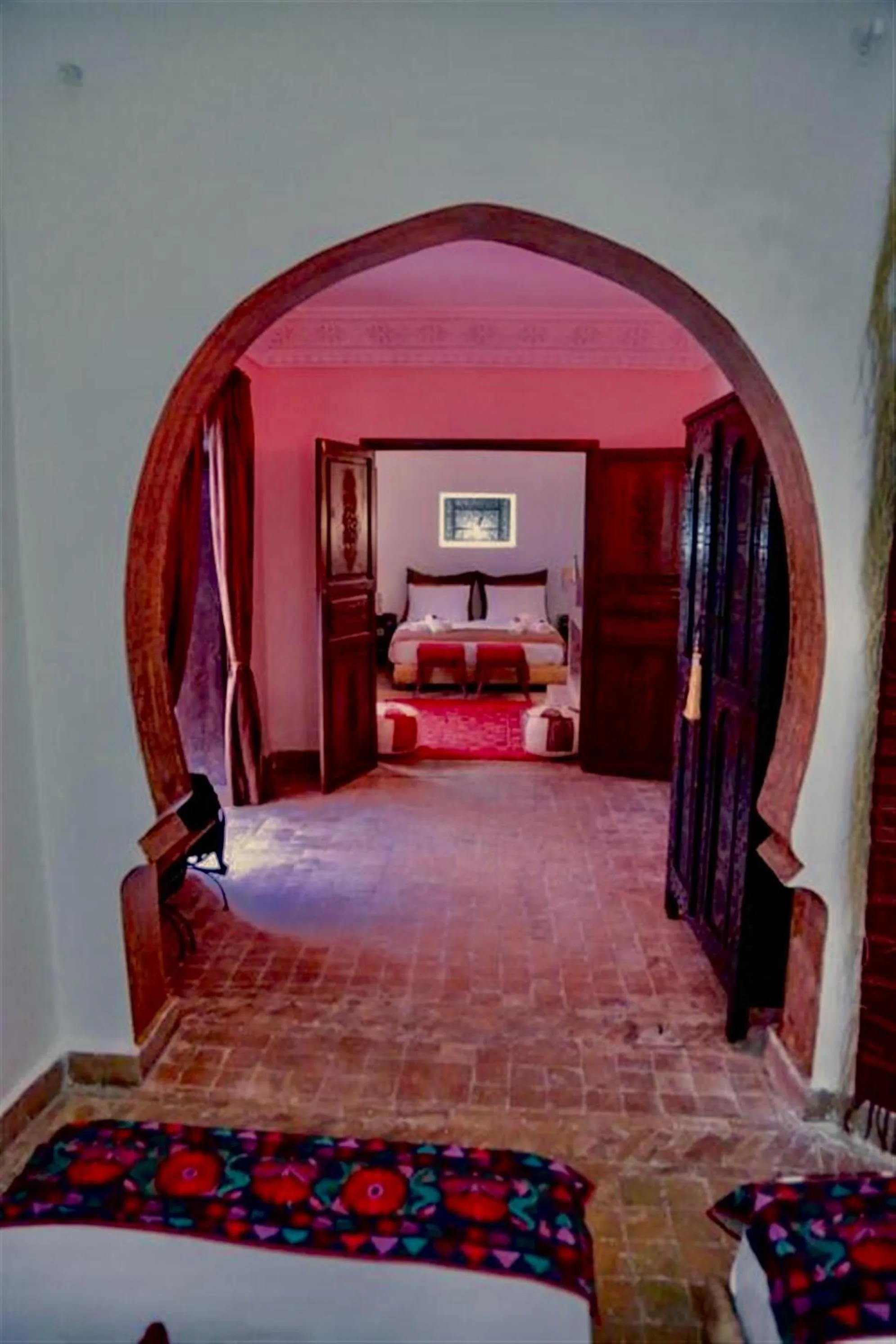 Living room, Bed in Riad Rêve d Antan