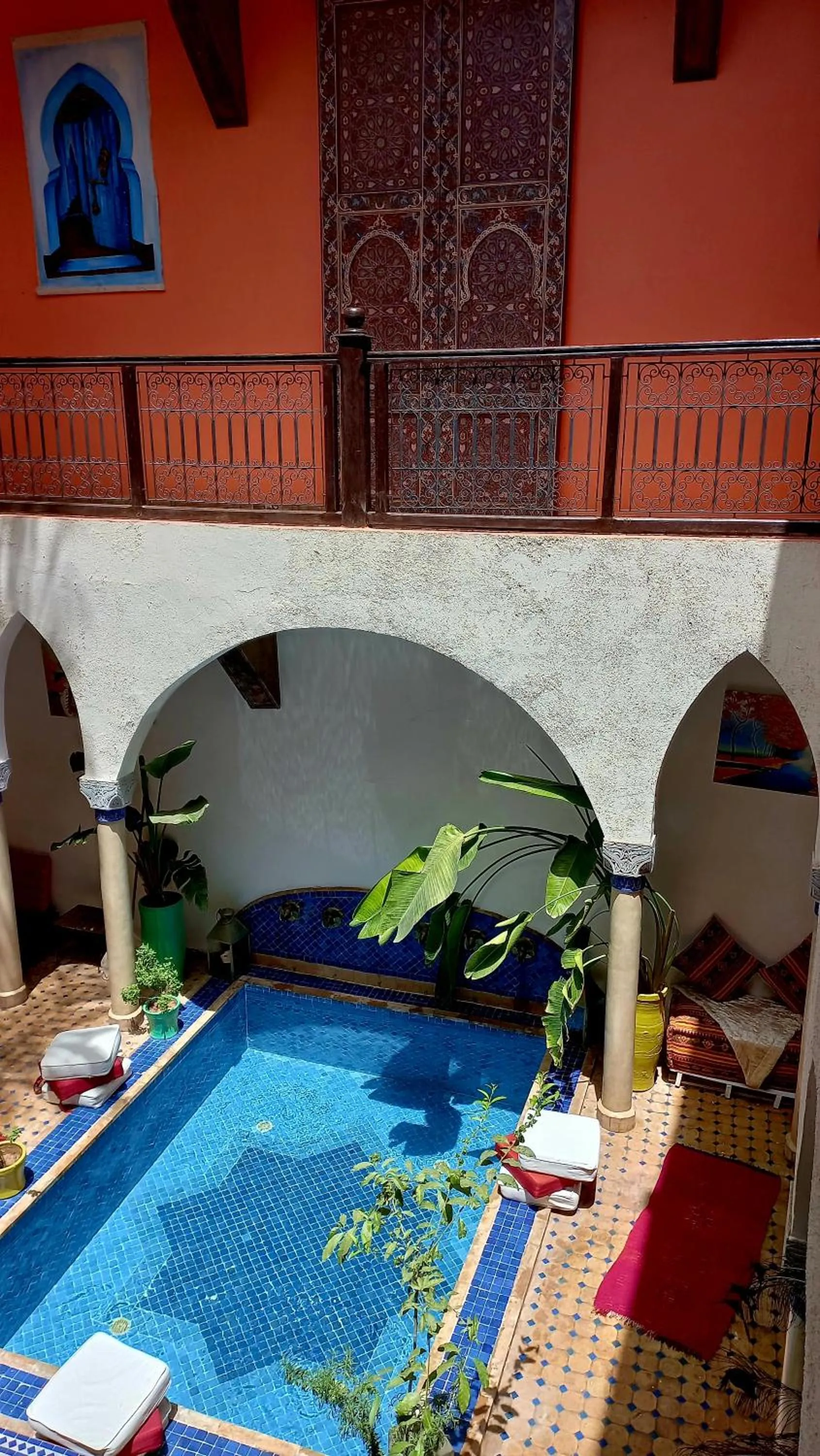 Pool view in Riad Rêve d Antan