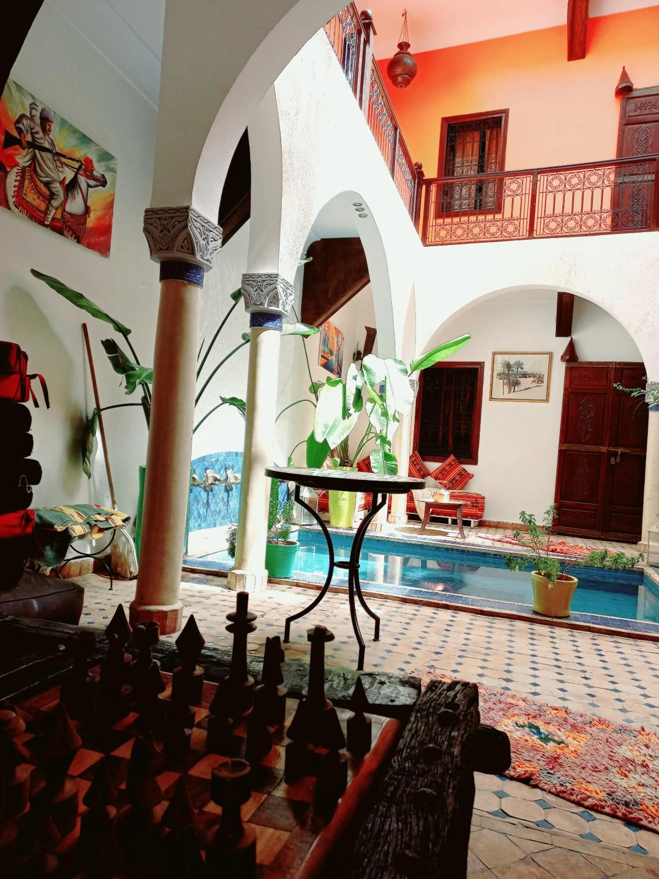 Pool view in Riad Rêve d Antan