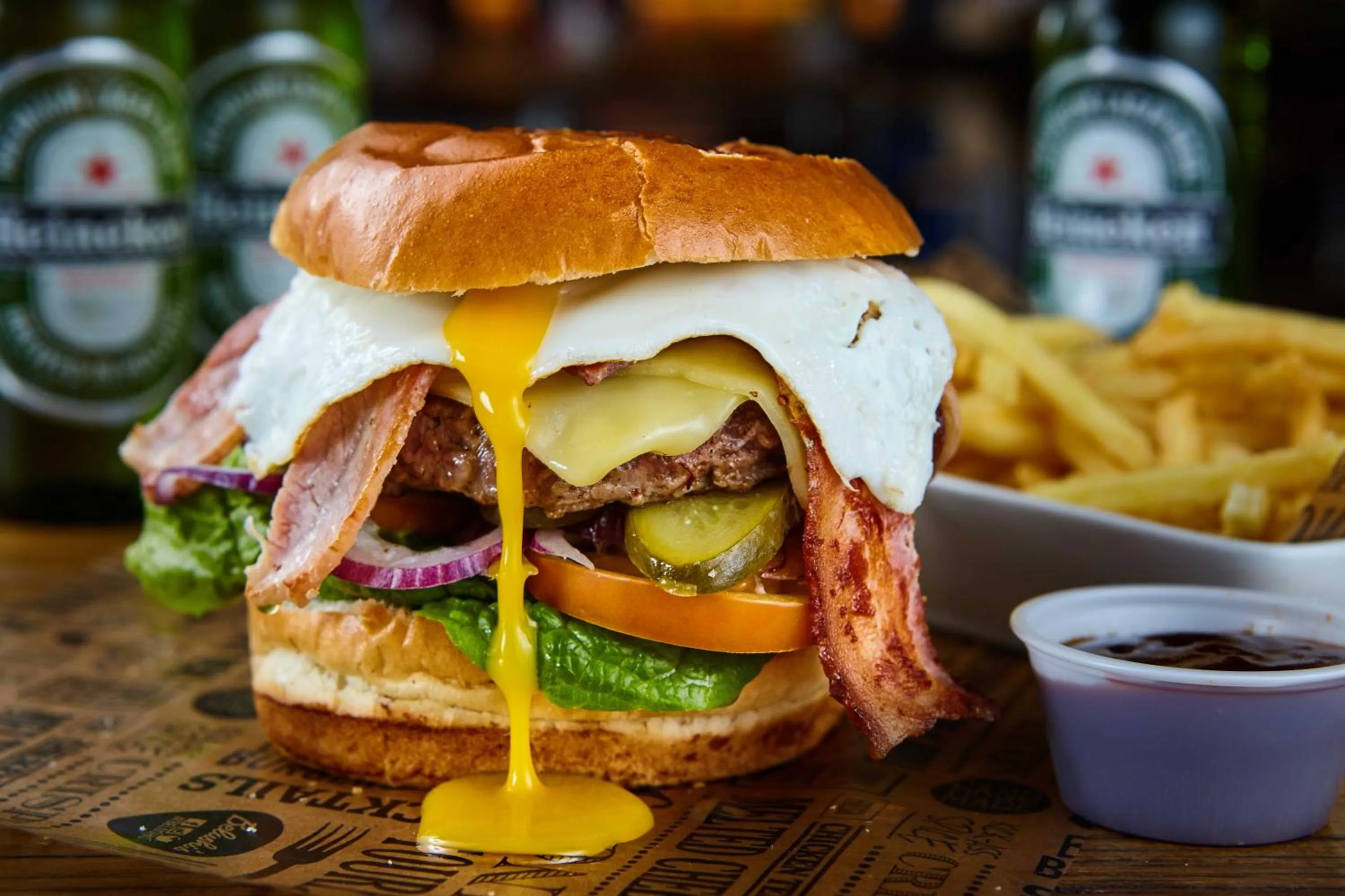 Food close-up in St Christopher's Inn London Bridge - The Village