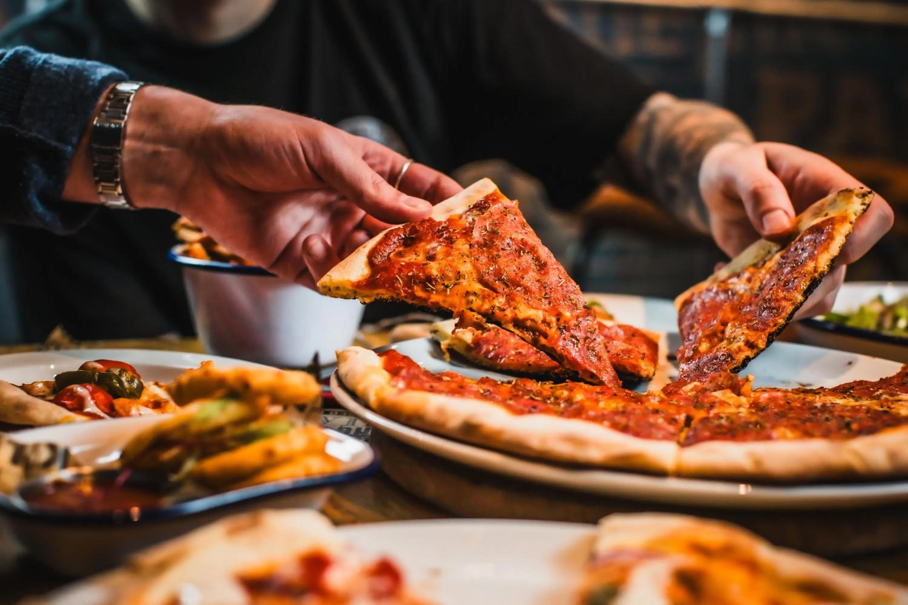 Food close-up in St Christopher's Inn London Bridge - The Village