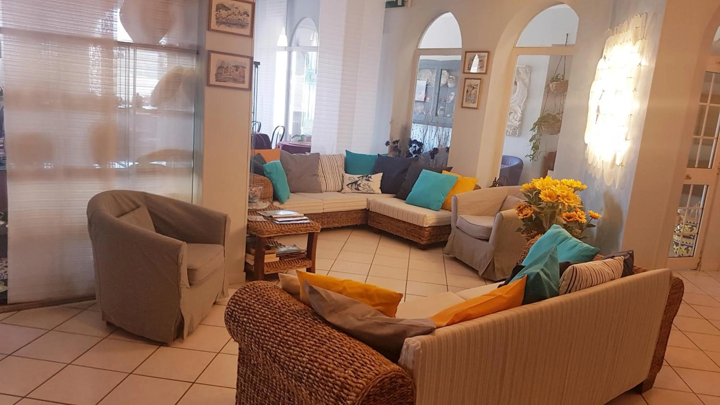 Living room in Hotel La Baia