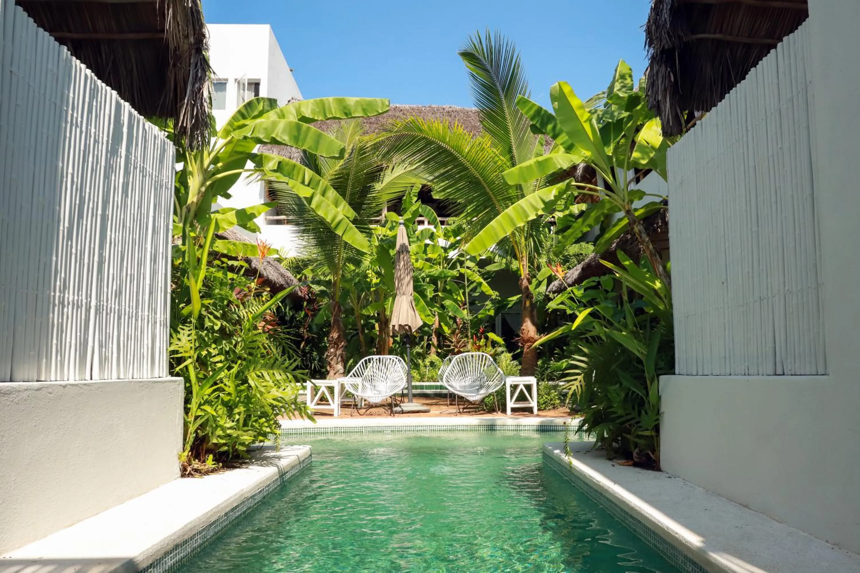 Pool view in Marii Hotel Boutique