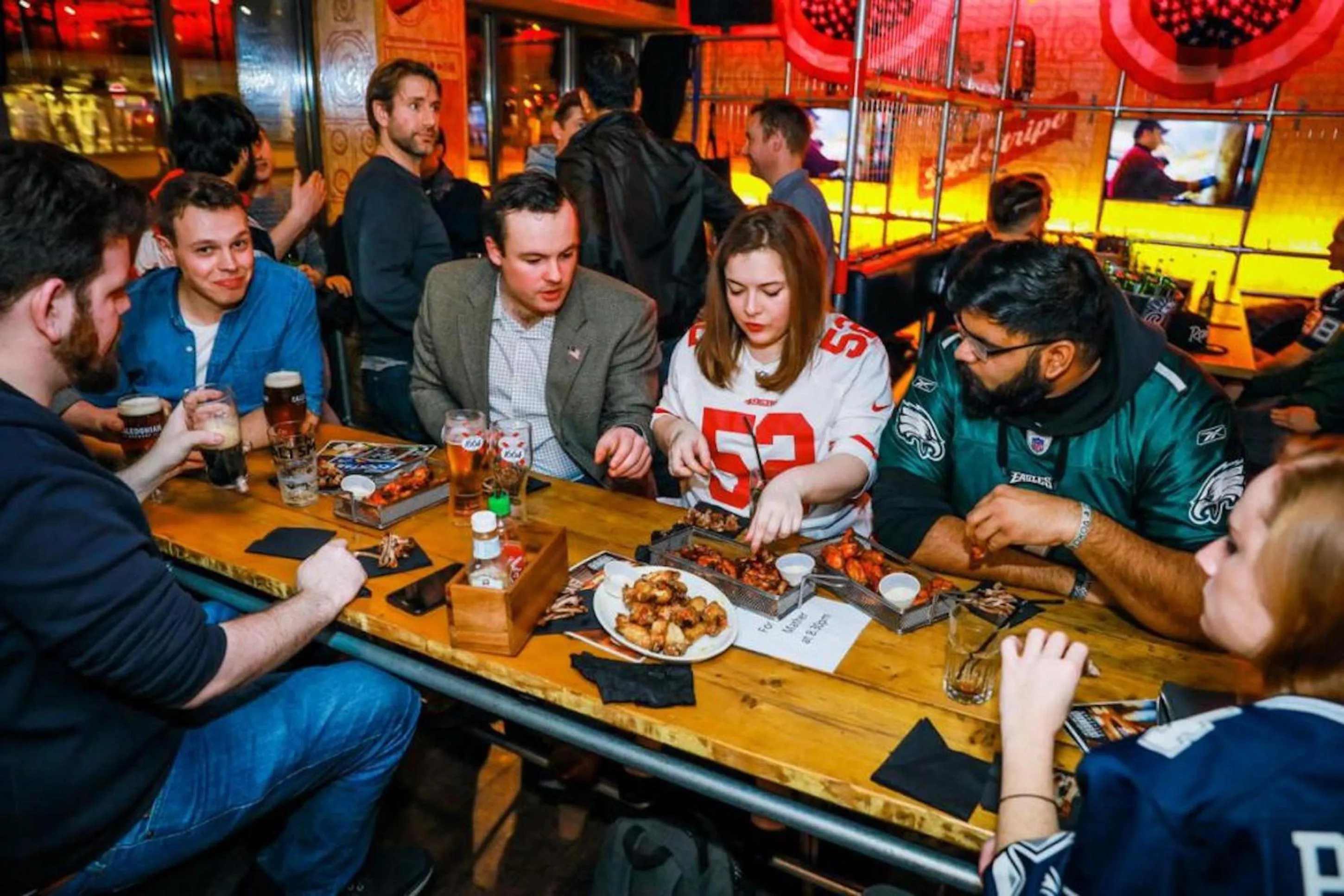 People in St Christopher's Inn Shepherd's Bush