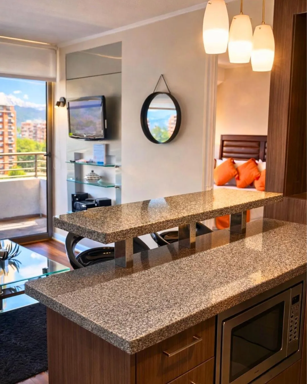 Living room in Norus Las Condes