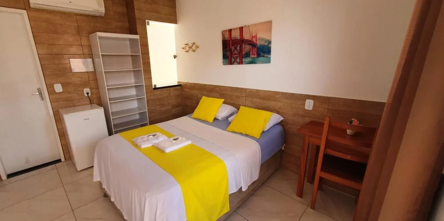 Bedroom, Bed in Pousada Águas Douradas