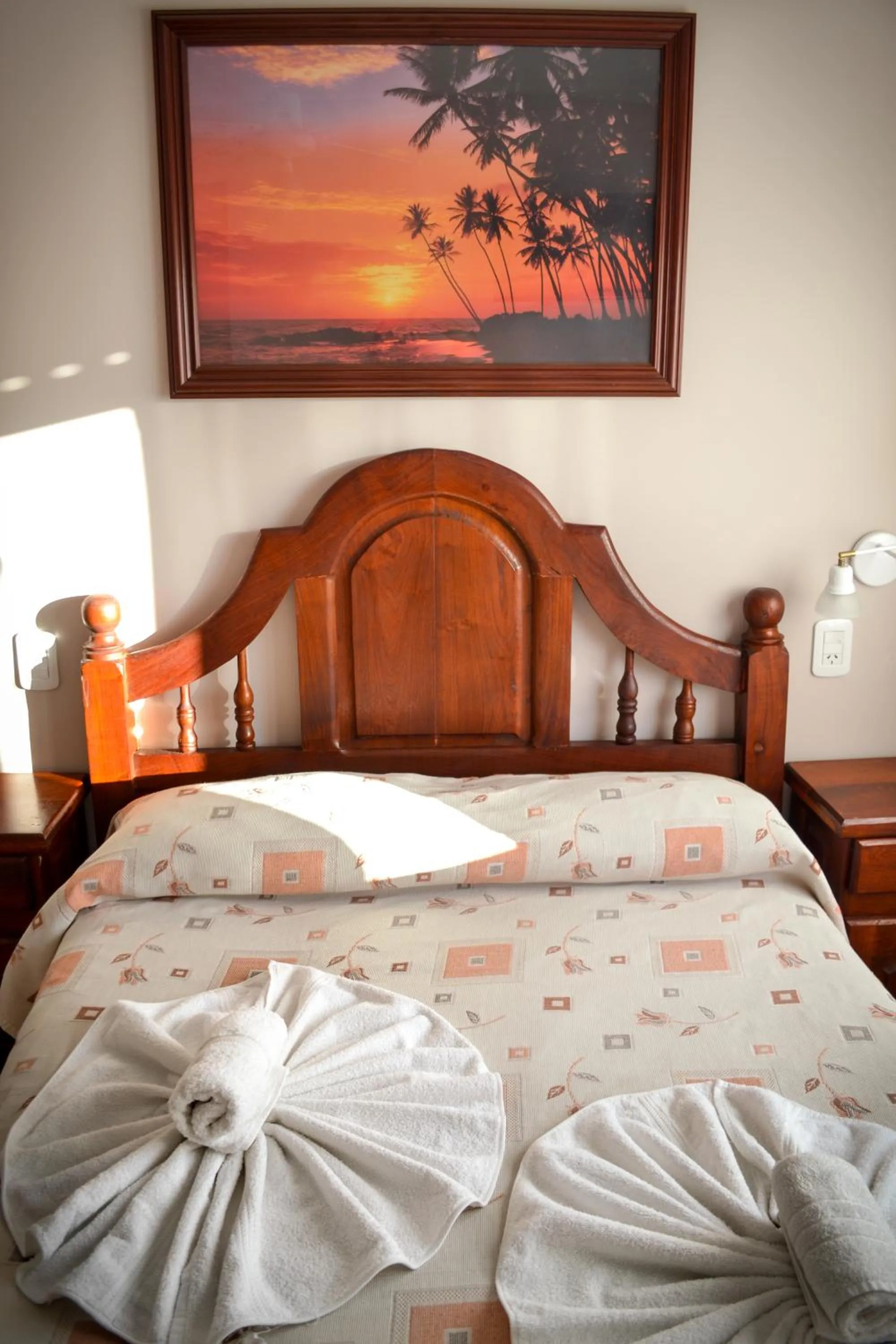 Bed in Hotel Rideamus