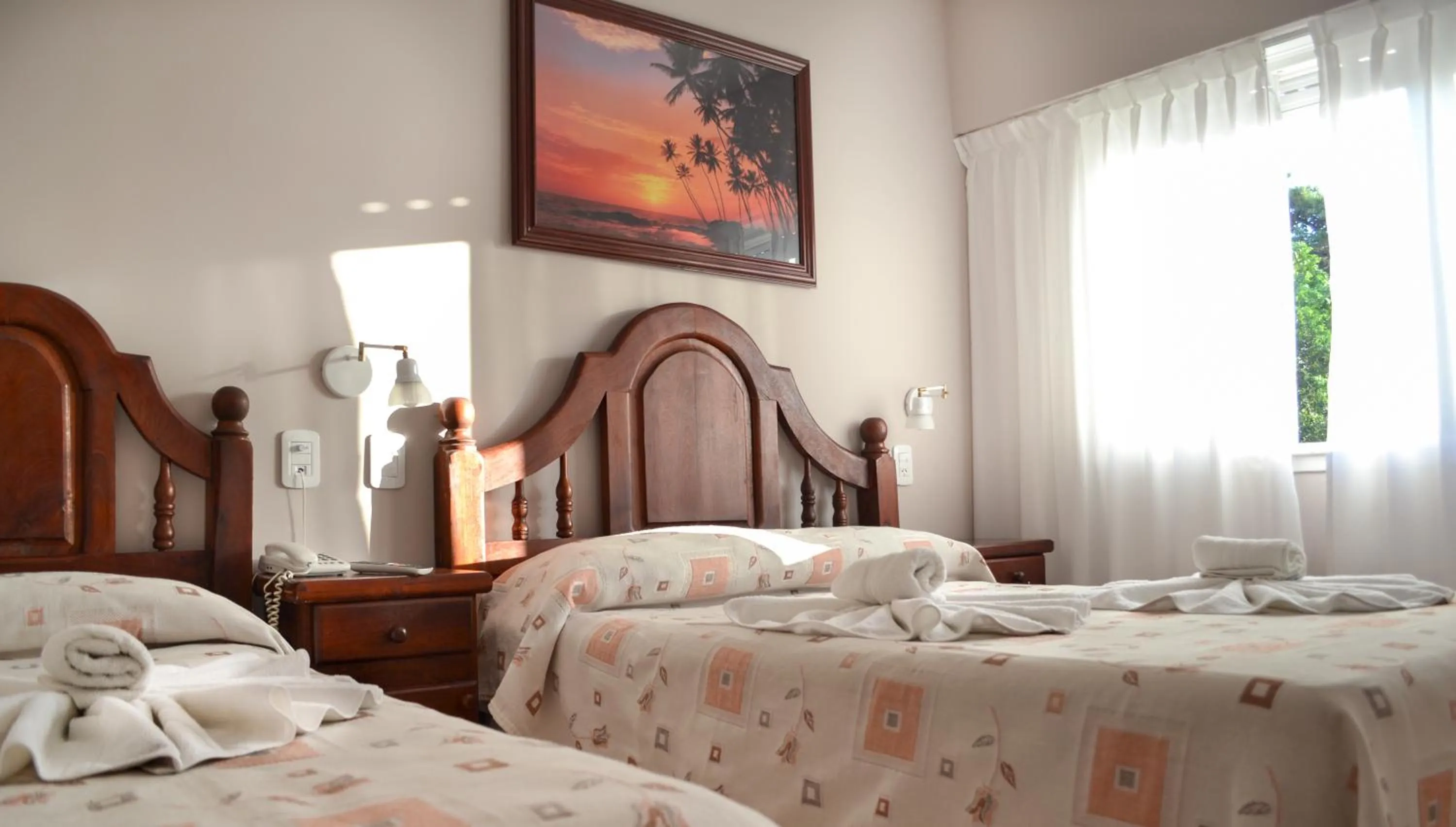 Bed in Hotel Rideamus